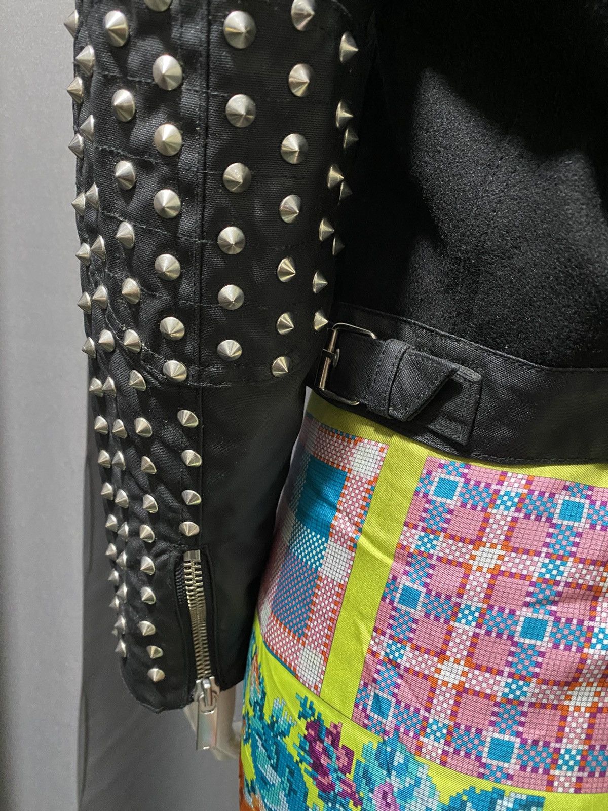 Dr. Martens Dr Martens Studded Biker Jacket Size S / US 4 / IT 40 - 19 Thumbnail