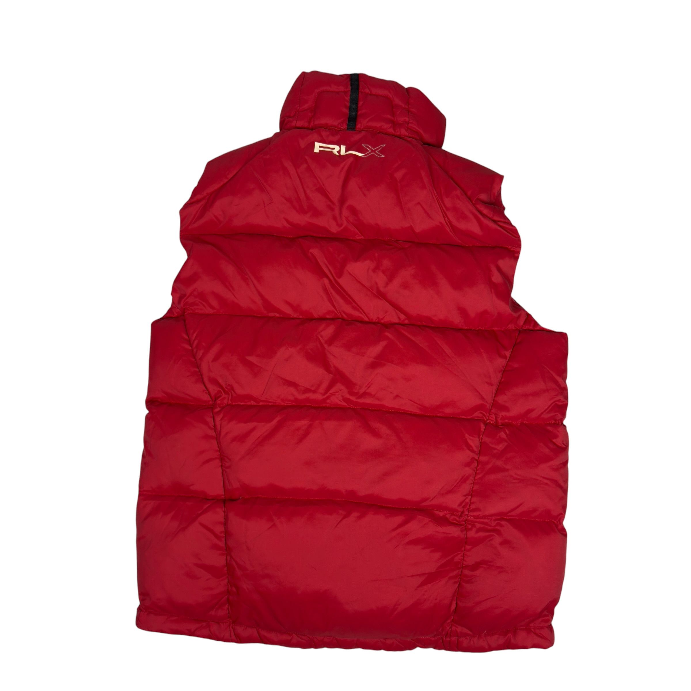 Ralph Lauren × Vintage Ralph Lauren Men's Red Mock Neck Full Zip Puffer Vest Large Size US L / EU 52-54 / 3 - 5 Thumbnail