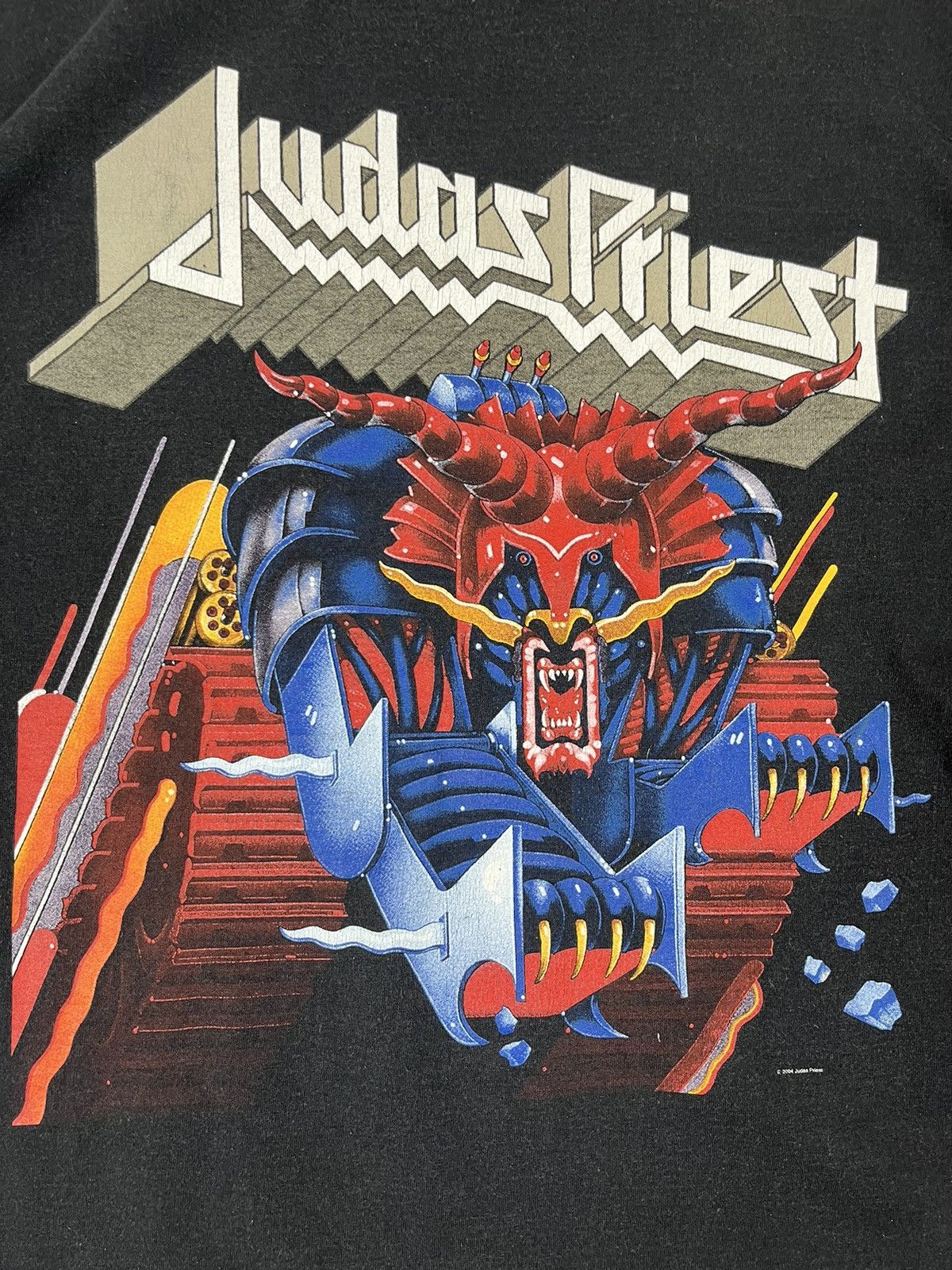 Band Tees Judas Priest 2004 Band Tee Vintage Black T Shirt Size US XL / EU 56 / 4 - 6 Thumbnail