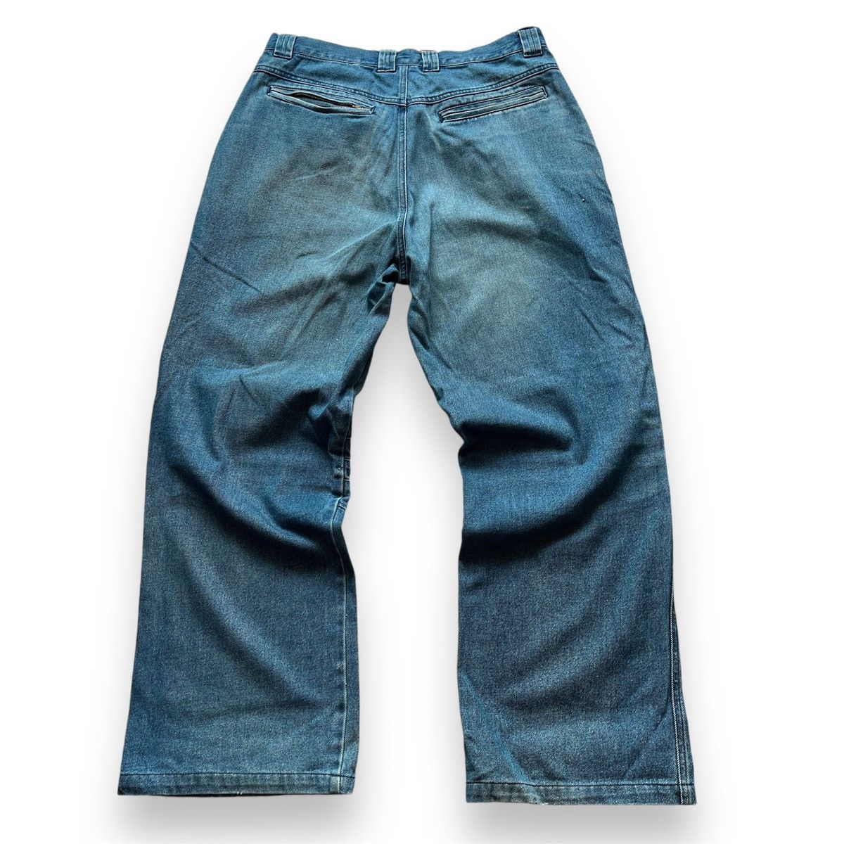 Harley Davidson × Vintage Harley Davidson Double Knee Denim Jeans Size US 35 - 3 Thumbnail