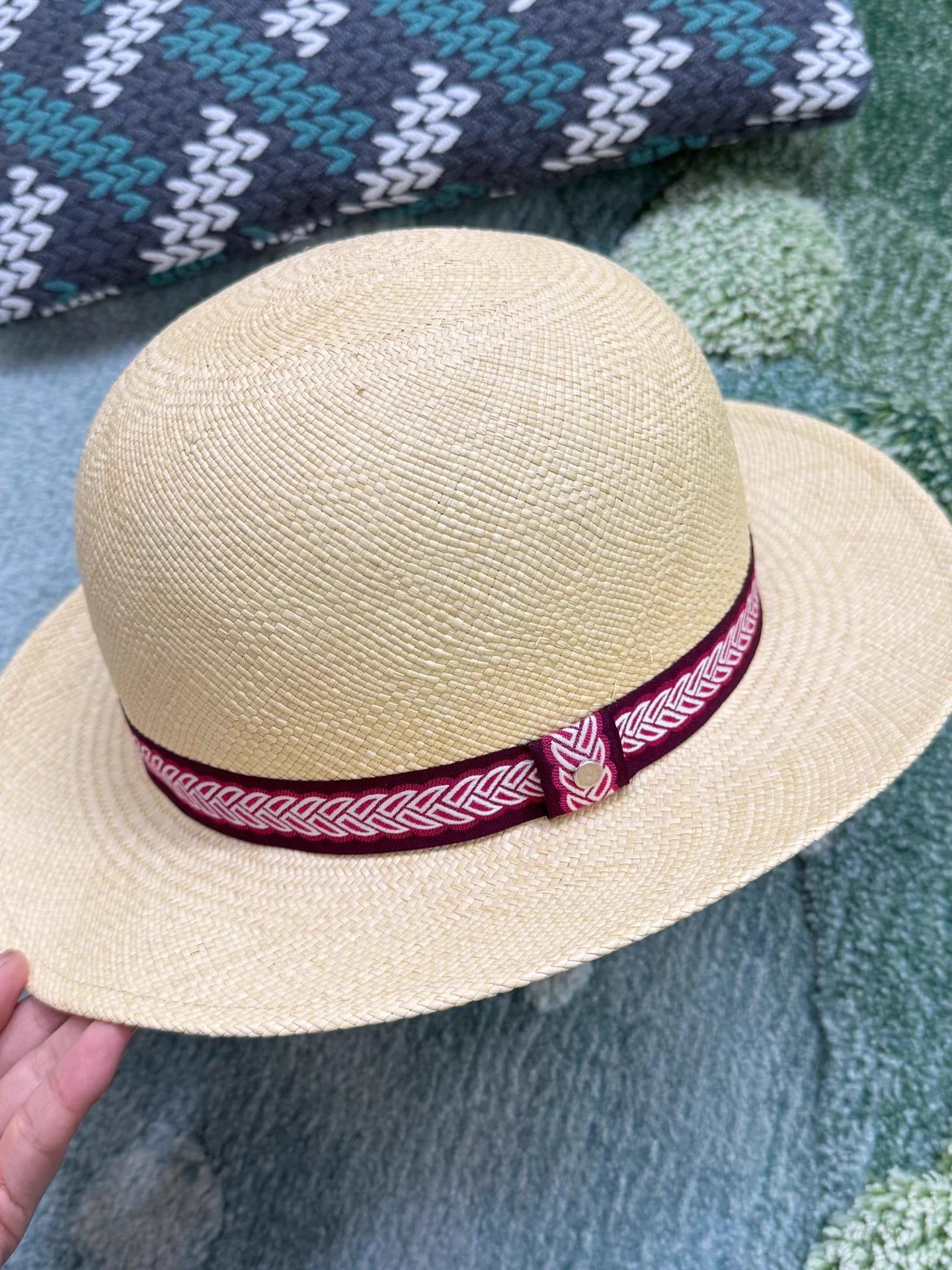 Hermes Hermes Straw Hat Size 58 New With Tags Size ONE SIZE - 1 Thumbnail