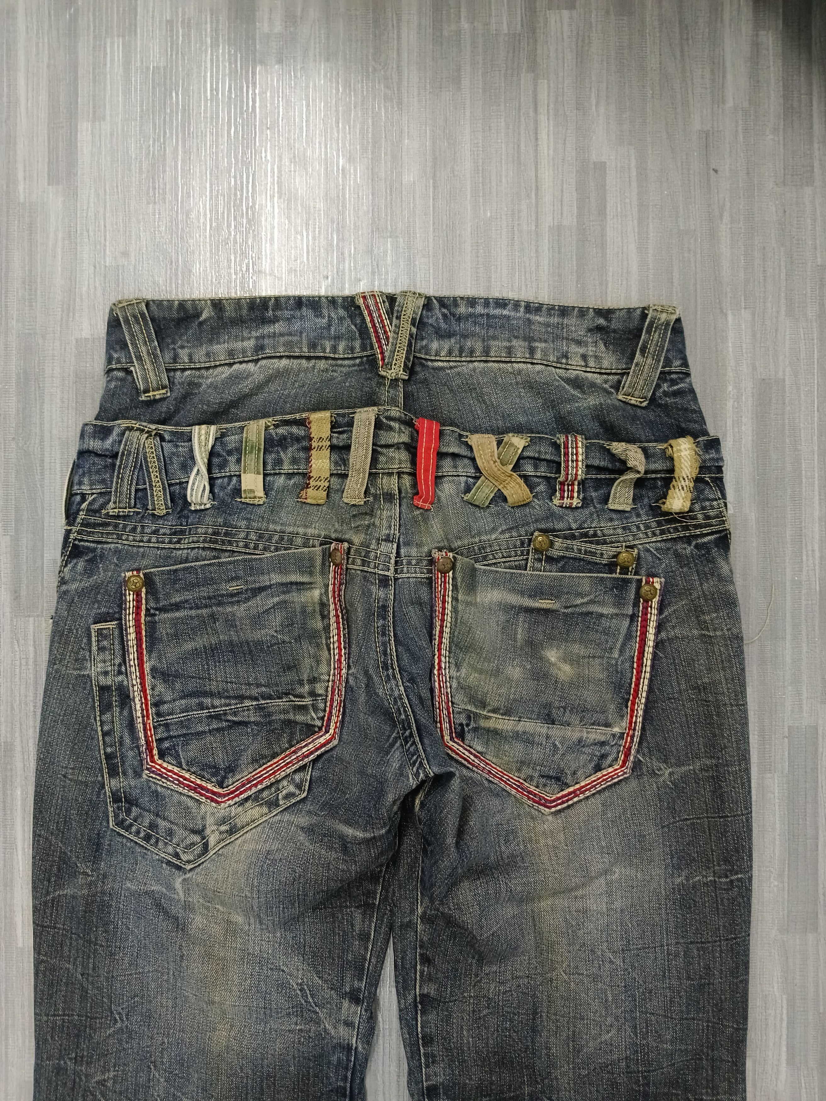 If Six Was Nine × Rusty SiCK RUSTY DOUBE WAIST SORRIDERE DENIM PANTS Size US 30 / EU 46 - 5 Thumbnail