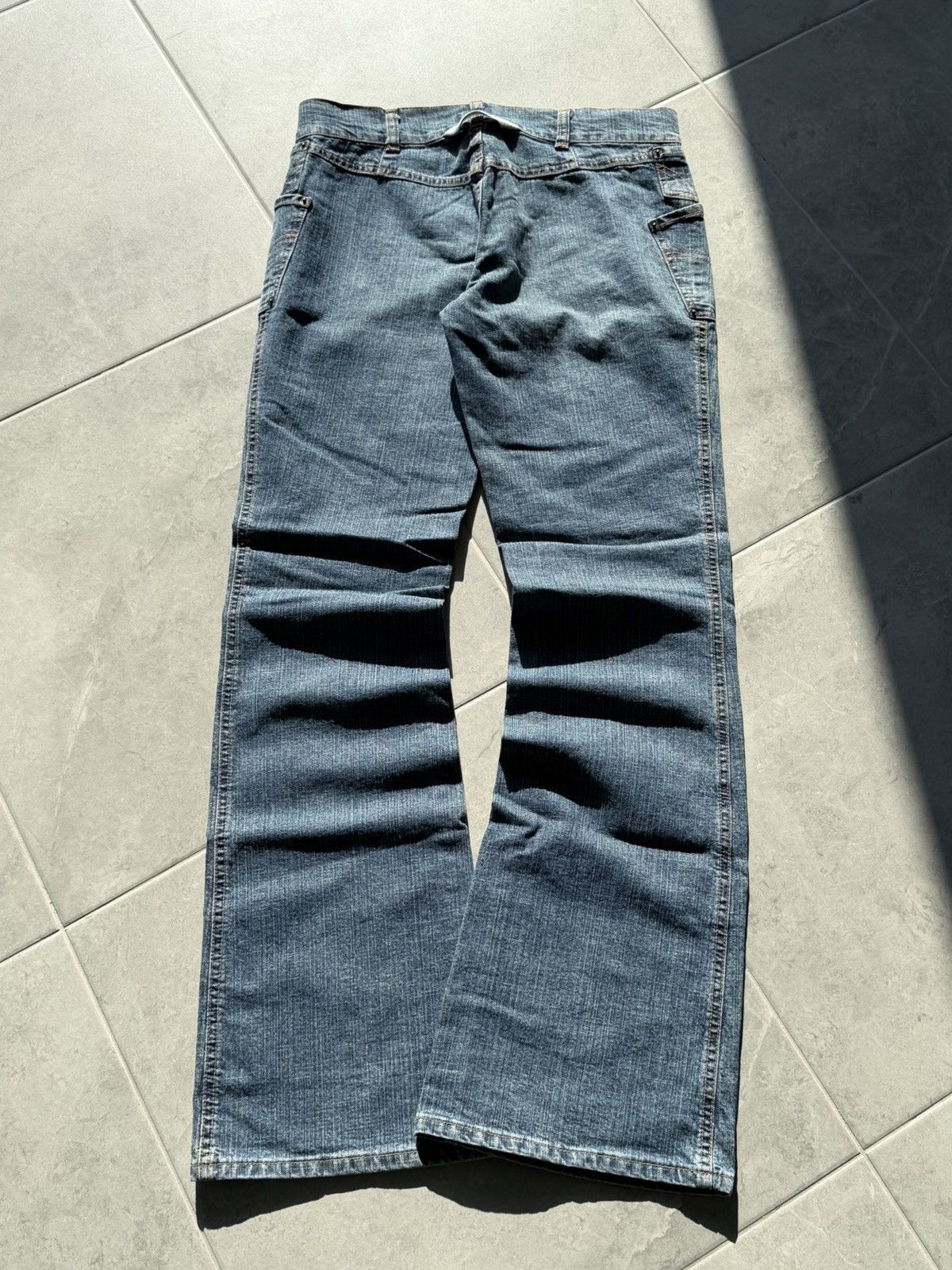 Dolce & Gabbana 2000s Dolce & Gabbana Washed Flared Denim Jeans Size 31" - 3 Thumbnail