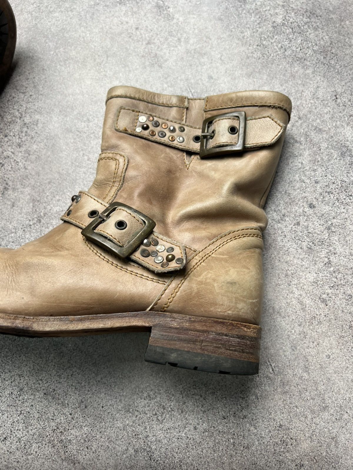 Sendra Sendra studded leather punk biker boots Size US 8 / IT 38 - 4 Thumbnail