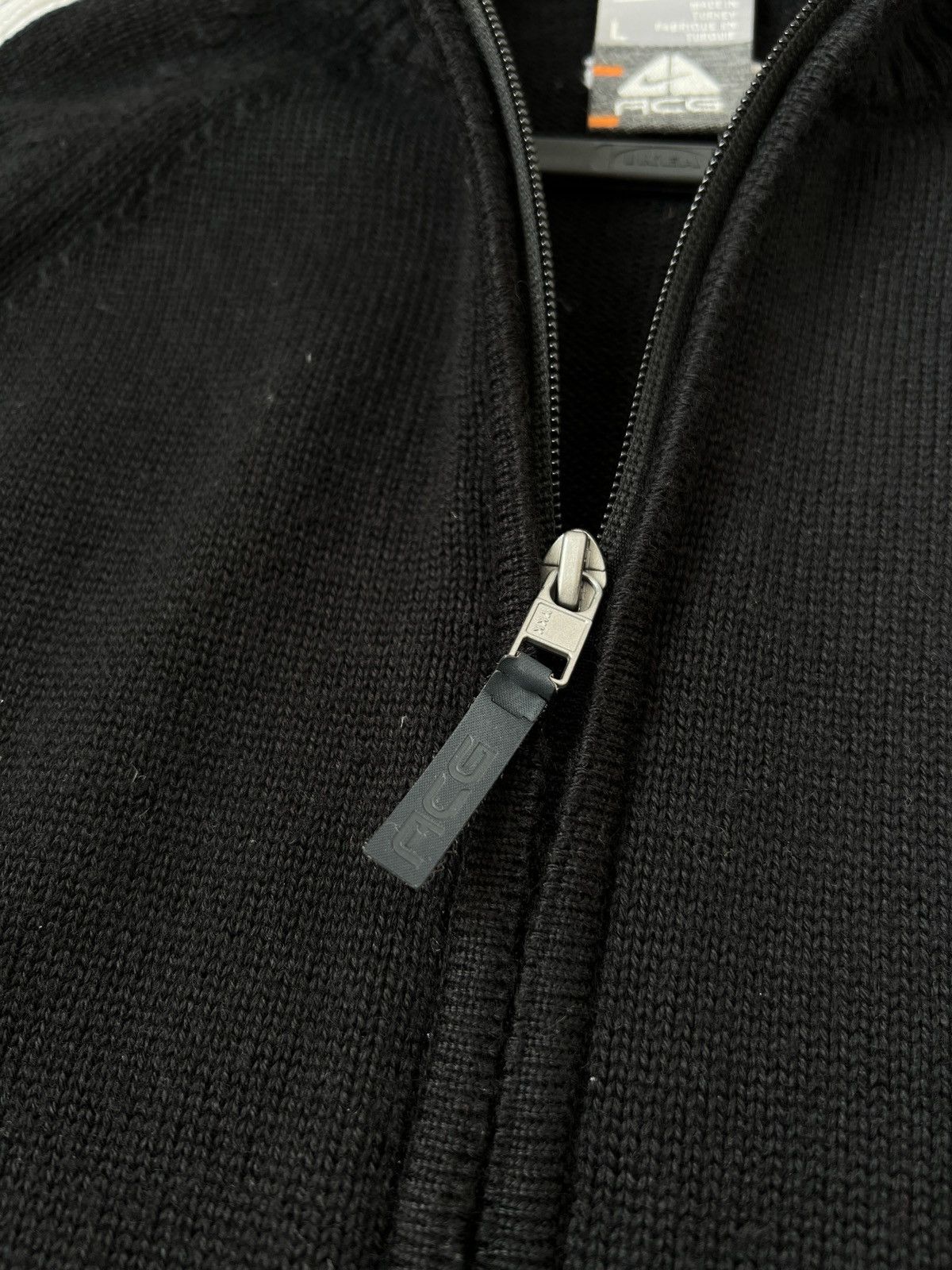 Nike ACG Nike ACG Women’s Full Zip Wool/Acrylic Black Sweater Size L Size L / US 10 / IT 46 - 6 Thumbnail