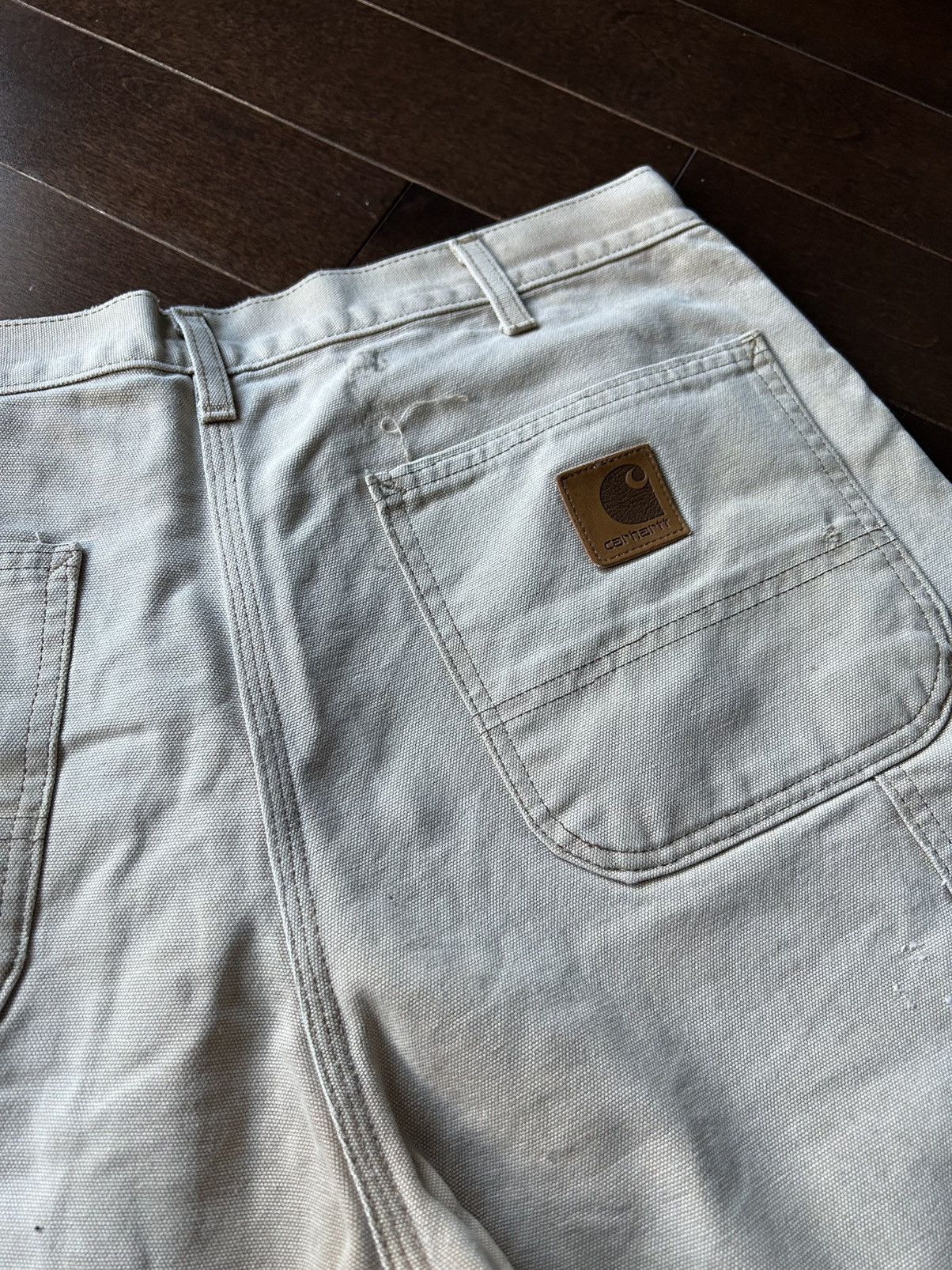 Carhartt Carhartt Vintage Distressed Carpenter Workwear Shorts Size US 34 / EU 50 - 3 Thumbnail