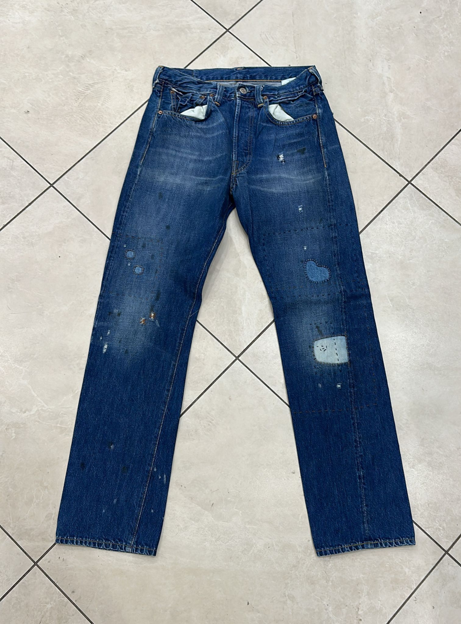 Levi's Vintage Clothing LVC Levi's Vintage Clothing 1947 501XX BigE Selvedge Jeans Size US 30 / EU 46 - 1 Thumbnail