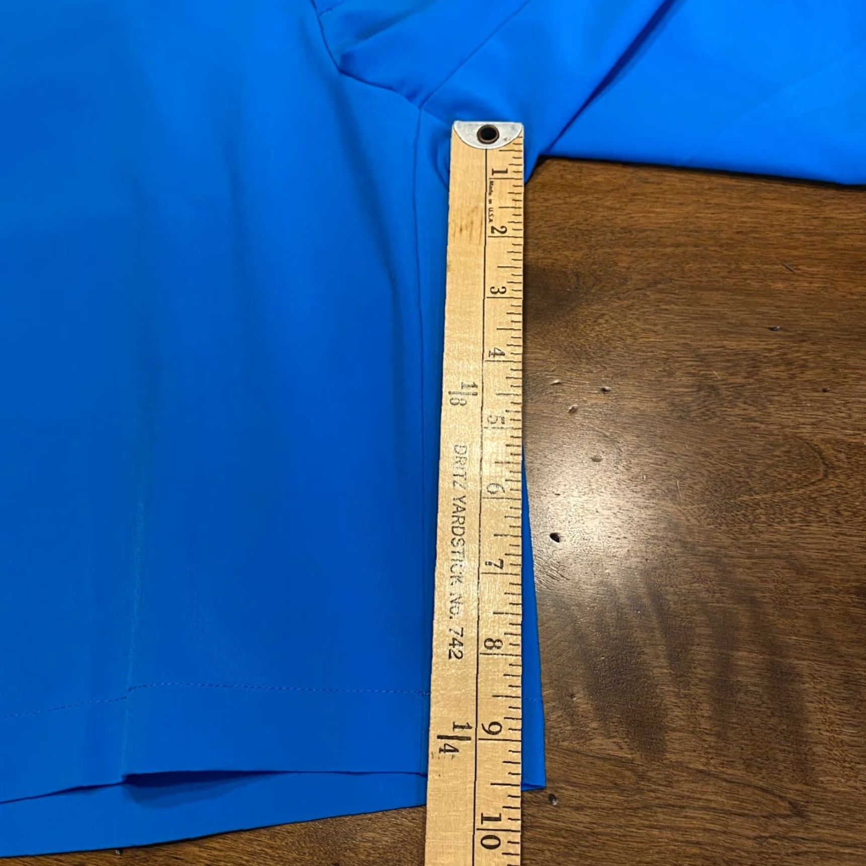 Footjoy FootJoy Shorts Mens 34 Blue Maryland Golf CC 9.5" Chino Logo Stretch Flat Front 5-Pocket Regular Waist Blue Pattern Outdoor Sports Mens Size US 34 / EU 50 - 7 Thumbnail