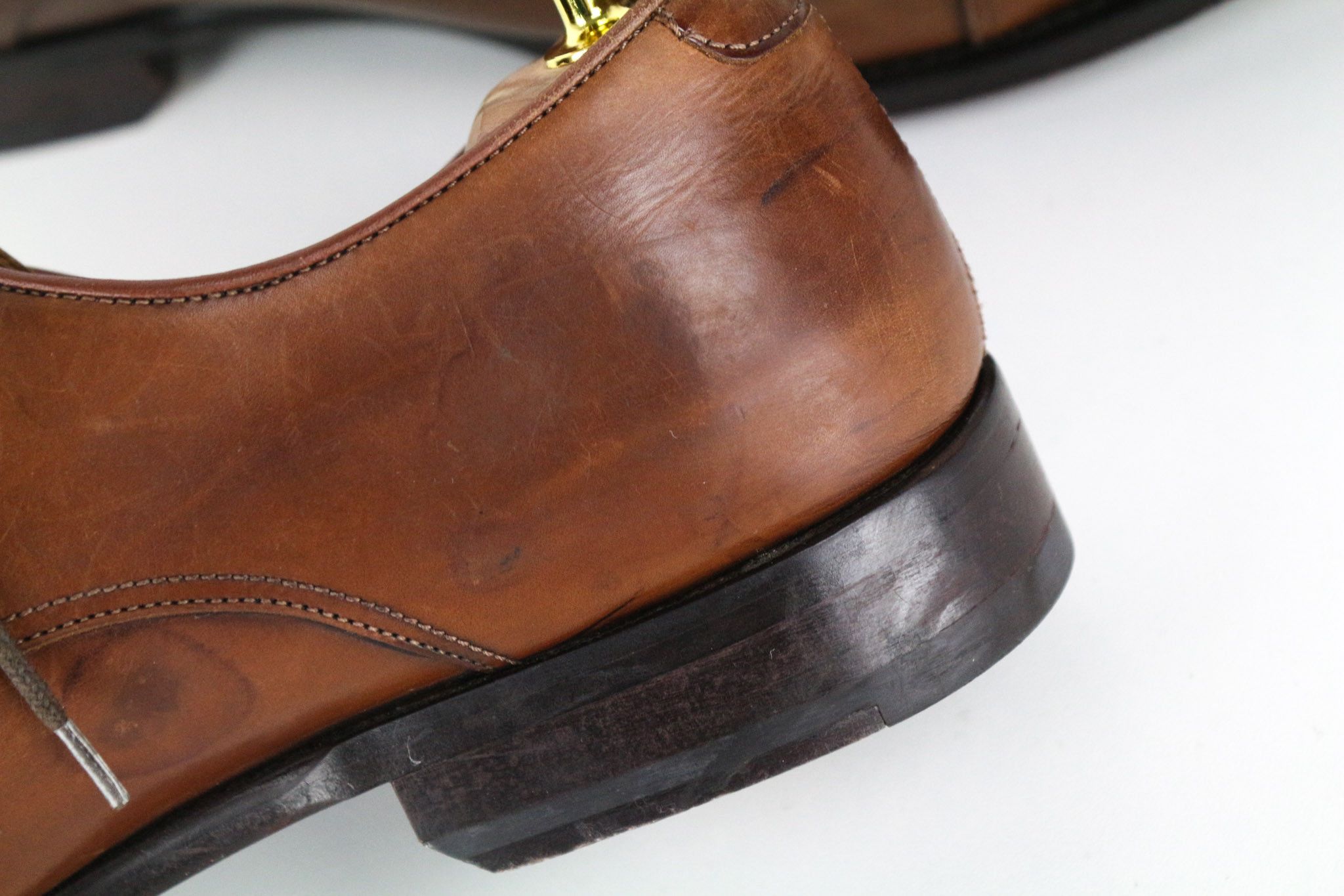 Suitsupply EU45 Brown Leather Laced Low-Top 72745 Size US 12 / EU 45 - 10 Thumbnail