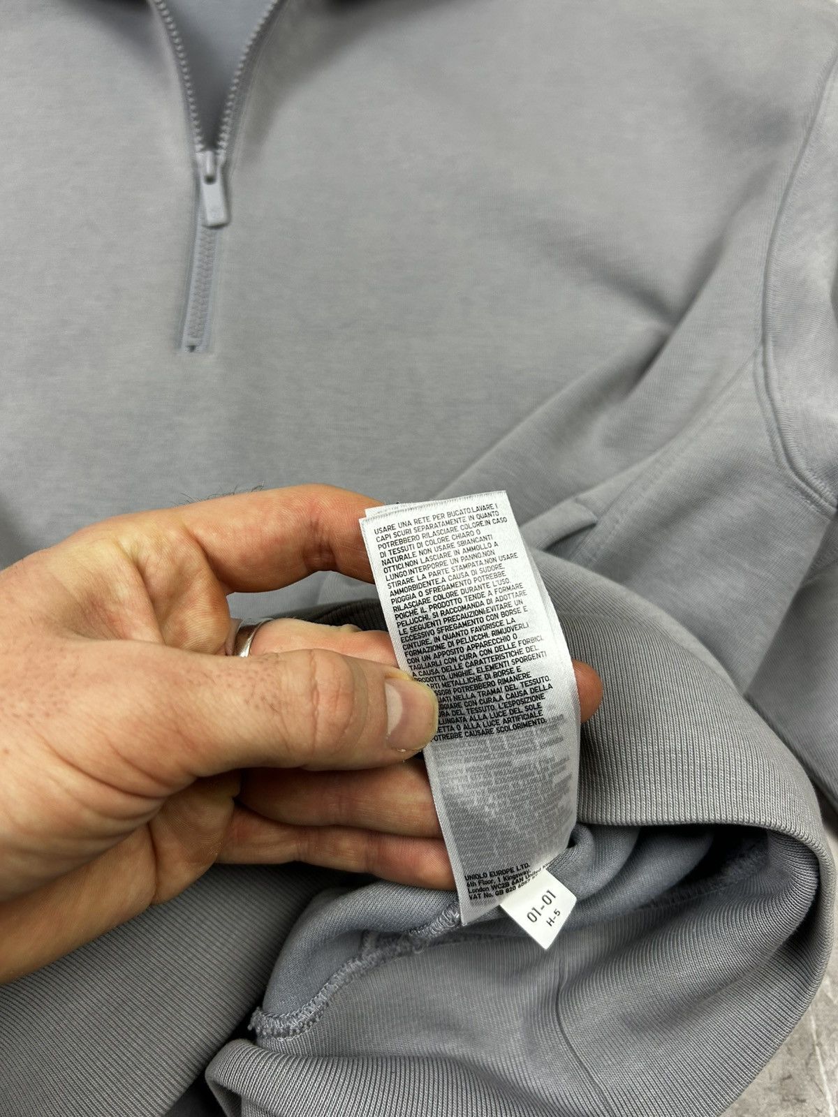 Jil Sander × Uniqlo Jil Sander x Uniqlo +J Dry Sweat Half-Zip 17 Pullover Hoodie Size US M / EU 48-50 / 2 - 6 Thumbnail