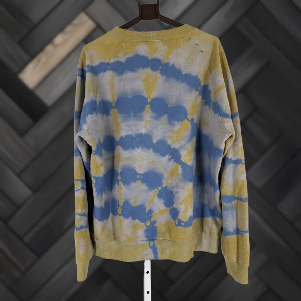 Yves Saint Laurent Saint Laurent Sweatshirt XL Multicolor Grunge Pullover Men Long Sleeve Tie-dye Runway Look 22 Thrashed Size US XL / EU 56 / 4 - 1 Thumbnail