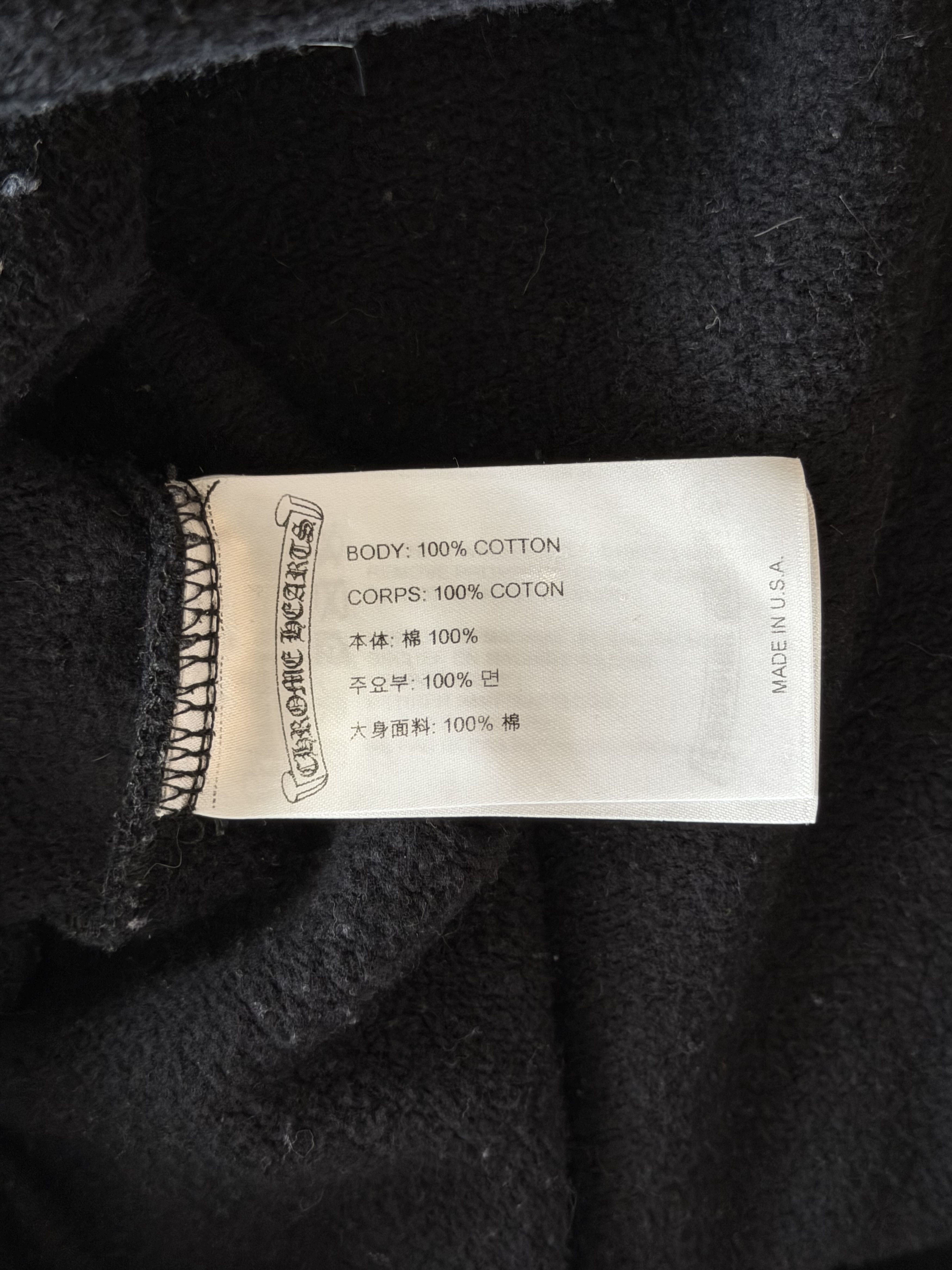 Chrome Hearts Chrome Hearts Black & Brown Script Logo Hoodie Size US XS / EU 42 / 0 - 4 Thumbnail