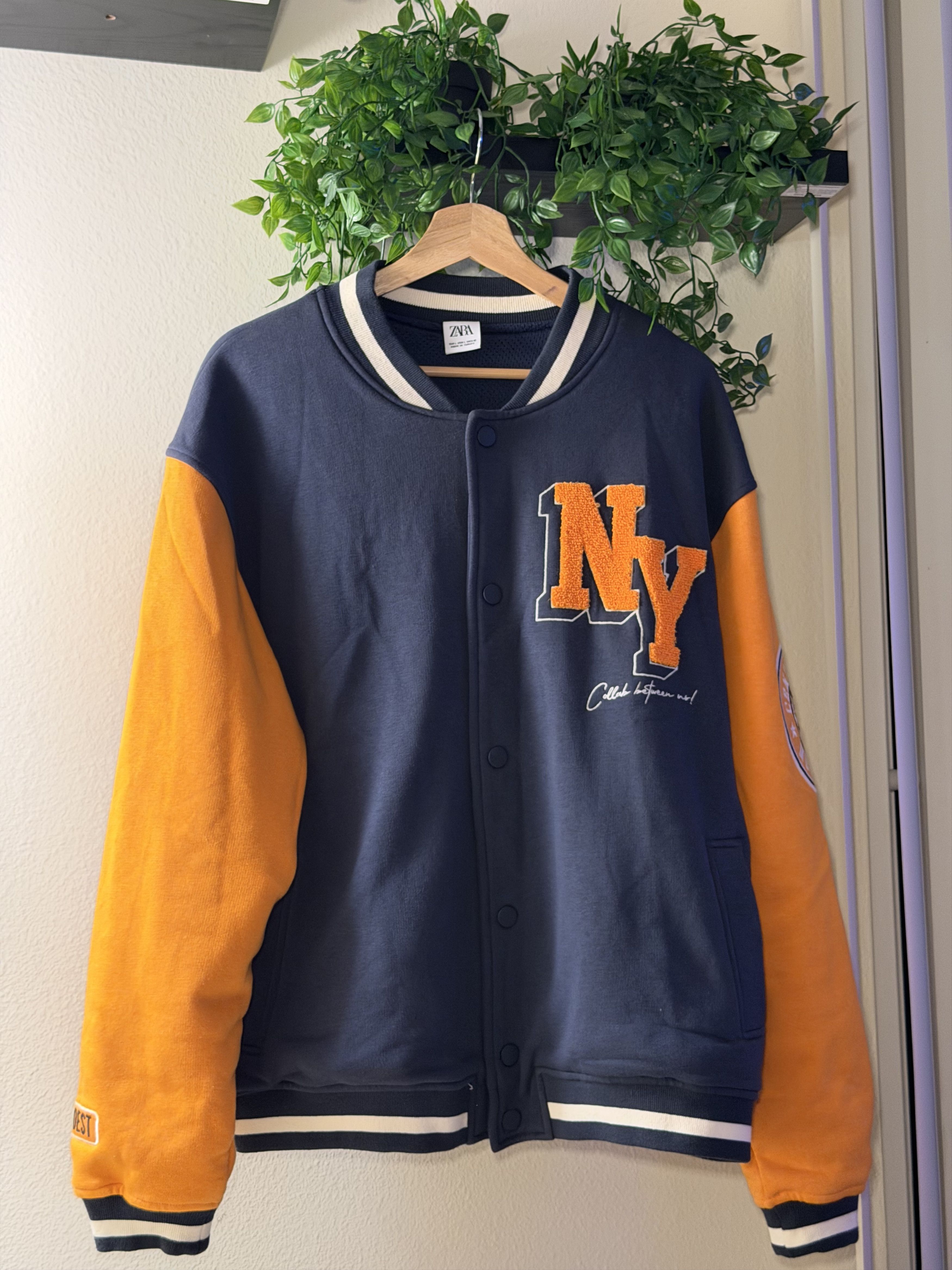 Zara Varsity Jacket Zara Size US L / EU 52-54 / 3 - 1 Thumbnail