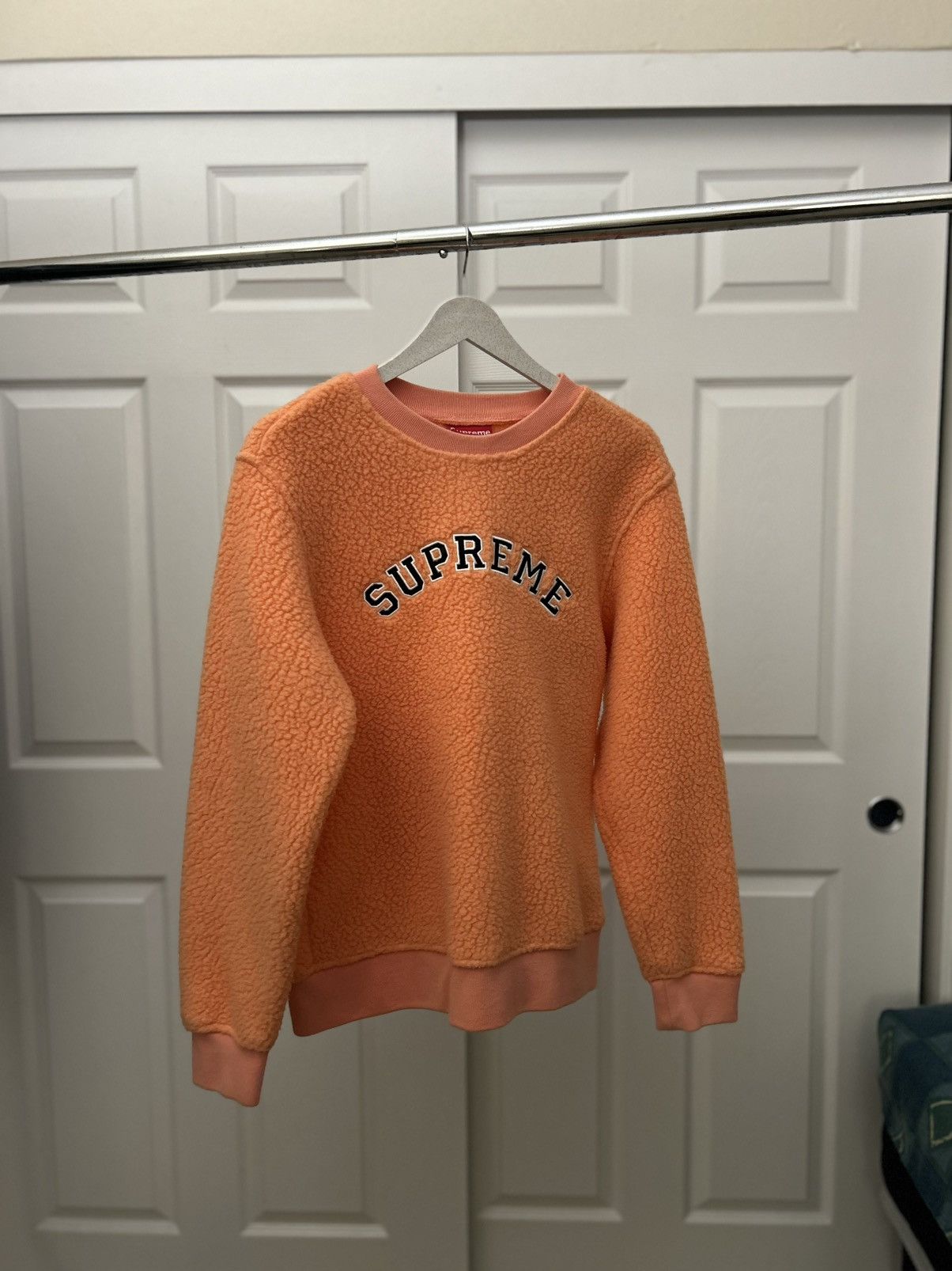 Supreme Polartec Sweater (S) - Salmon