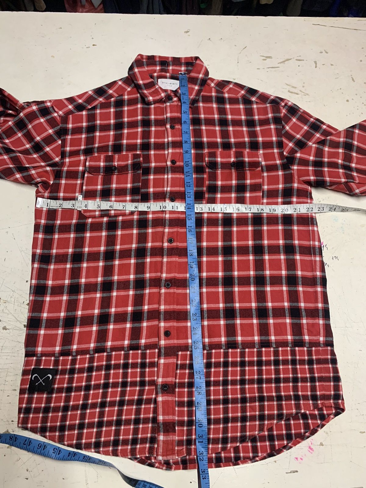Designer Saint morta flannel shirt Size US M / EU 48-50 / 2 - 15 Thumbnail