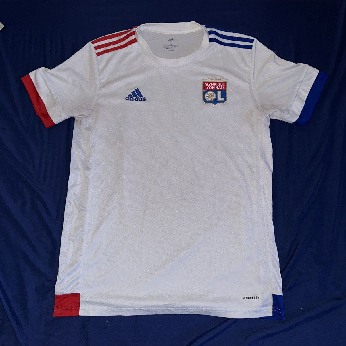 Adidas Olympique Lyon Jersey Size US M / EU 48-50 / 2 - 1 Thumbnail