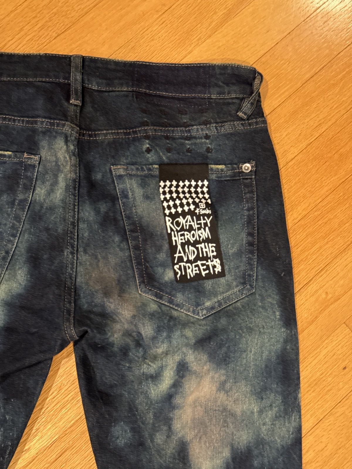 Ksubi Ksubi Bleached Effect Slim Denim Size US 31 - 1 Thumbnail