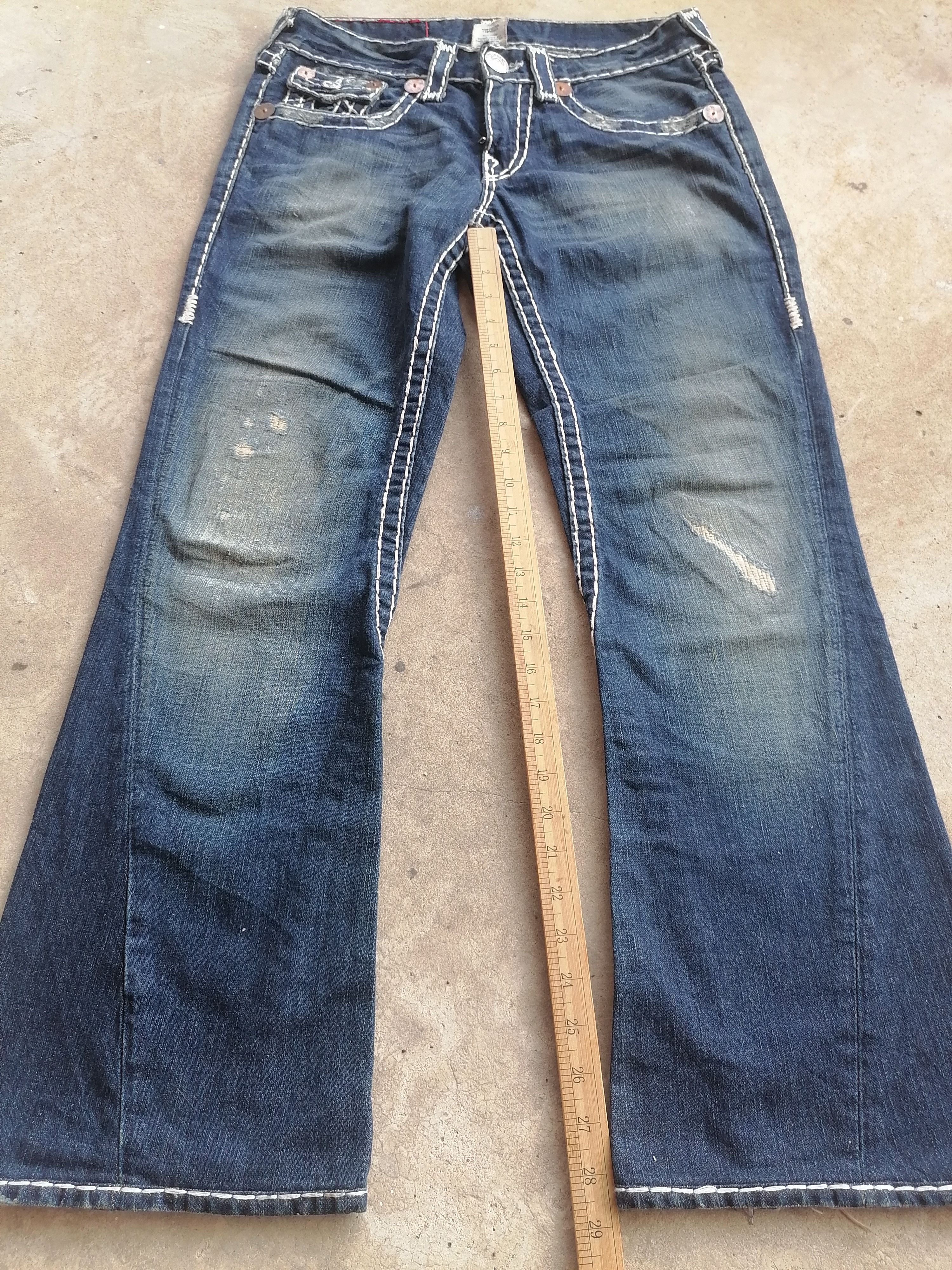 True Religion True Religion Joey Super T Flared Jeans Size US 30 / EU 46 - 6 Thumbnail