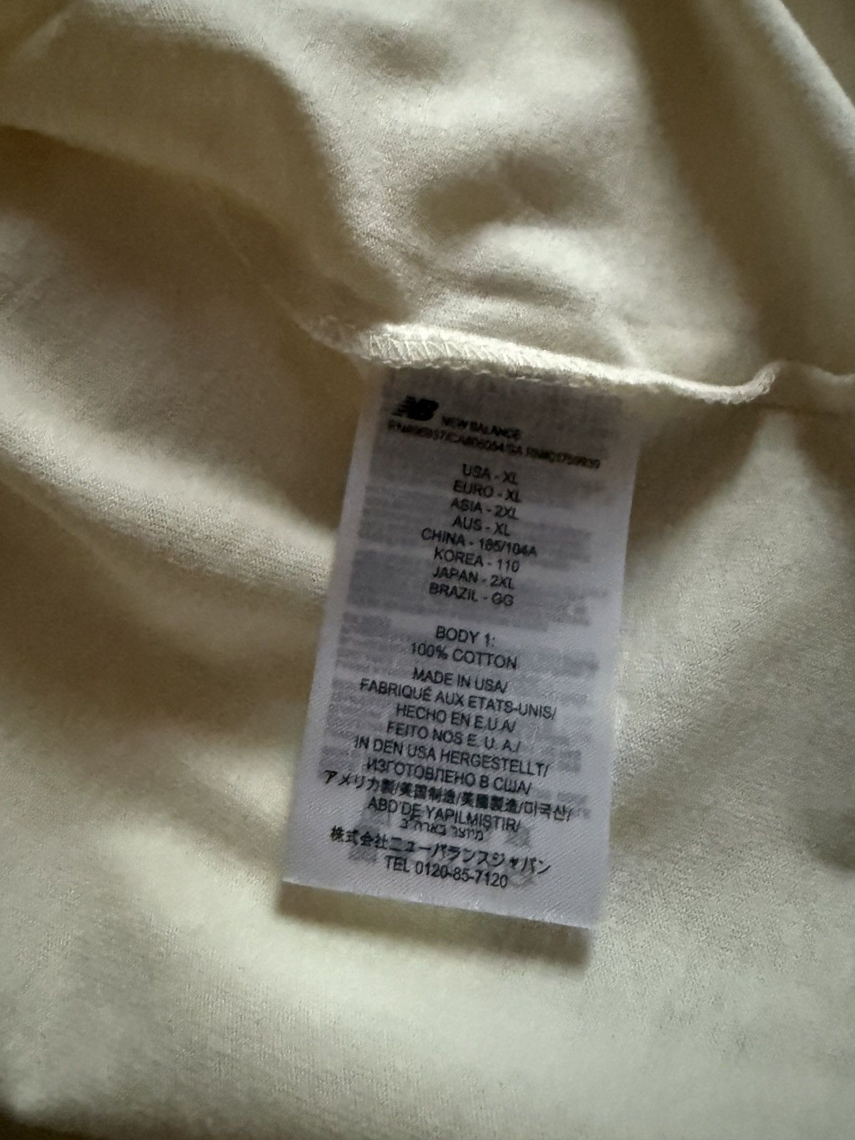 New Balance Marathon Tee Size US XL / EU 56 / 4 - 4 Thumbnail