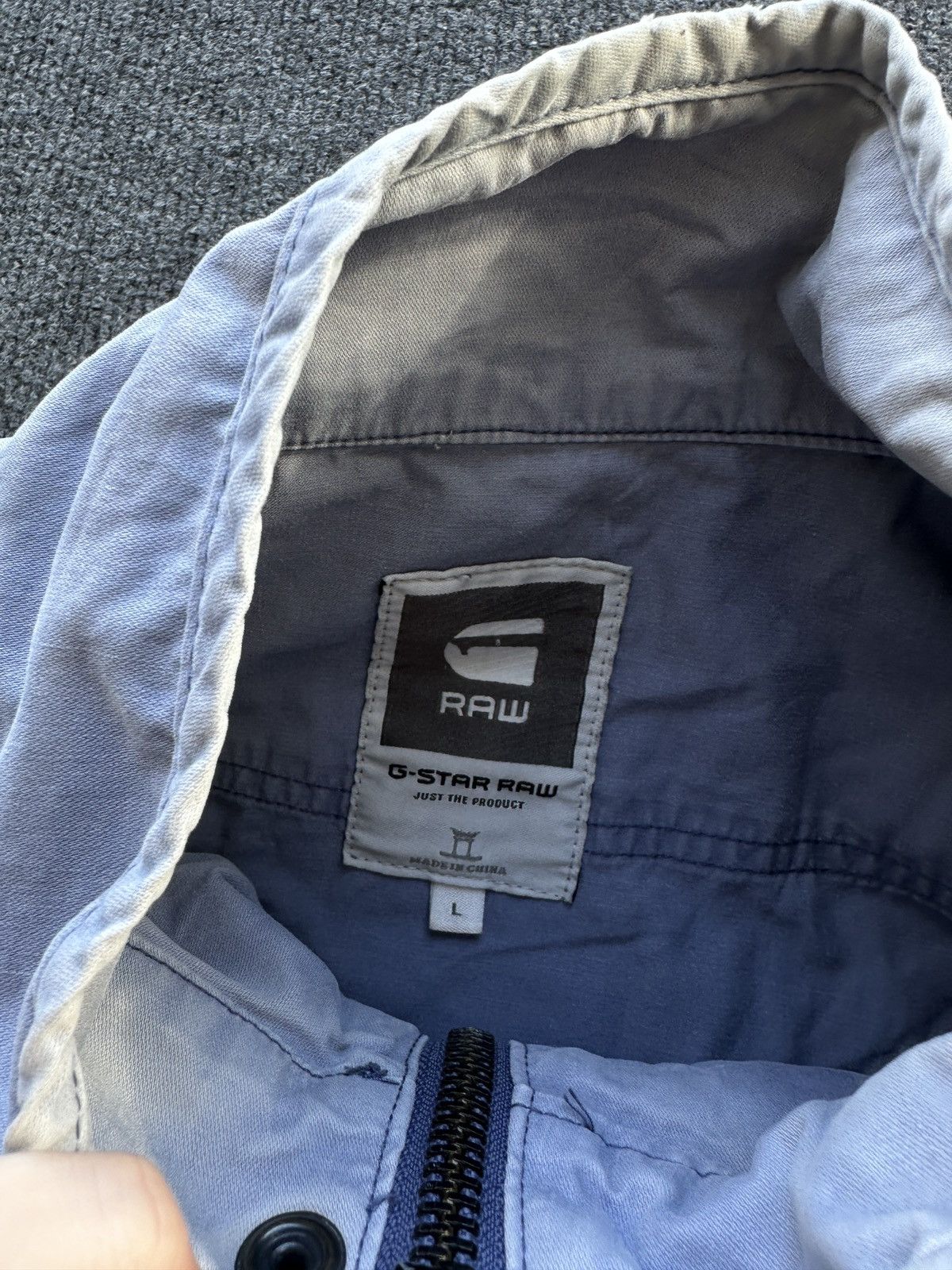 G-Star 🚨 G STAR RAW MEN Y2K VNTG OVERSHIRT Zip Jacket FADED Size US L / EU 52-54 / 3 - 7 Thumbnail