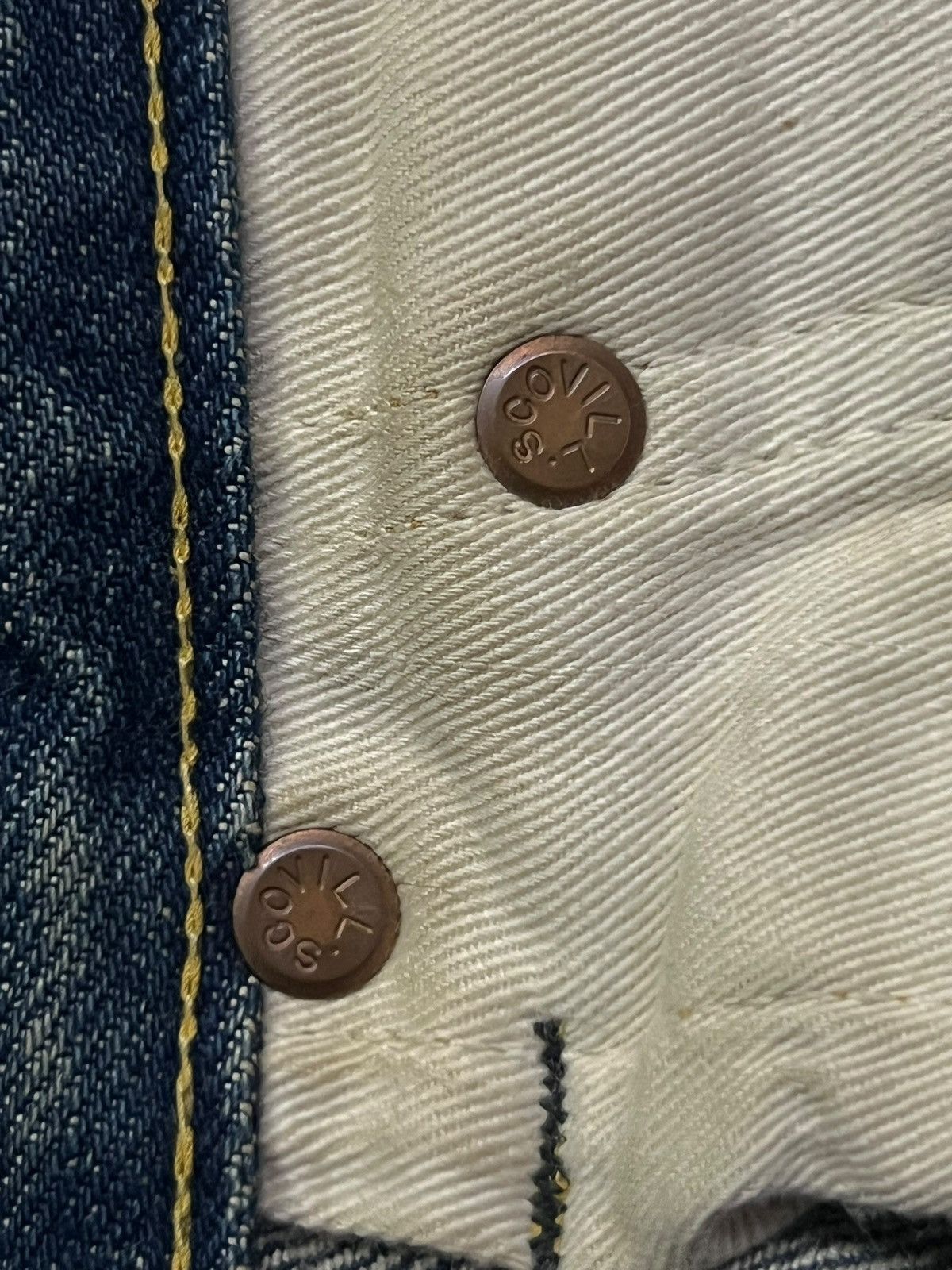 Evisu Vintage Archive EVIS Japanese Selvedge Denim | Early EVISU Size US 29 - 13 Thumbnail