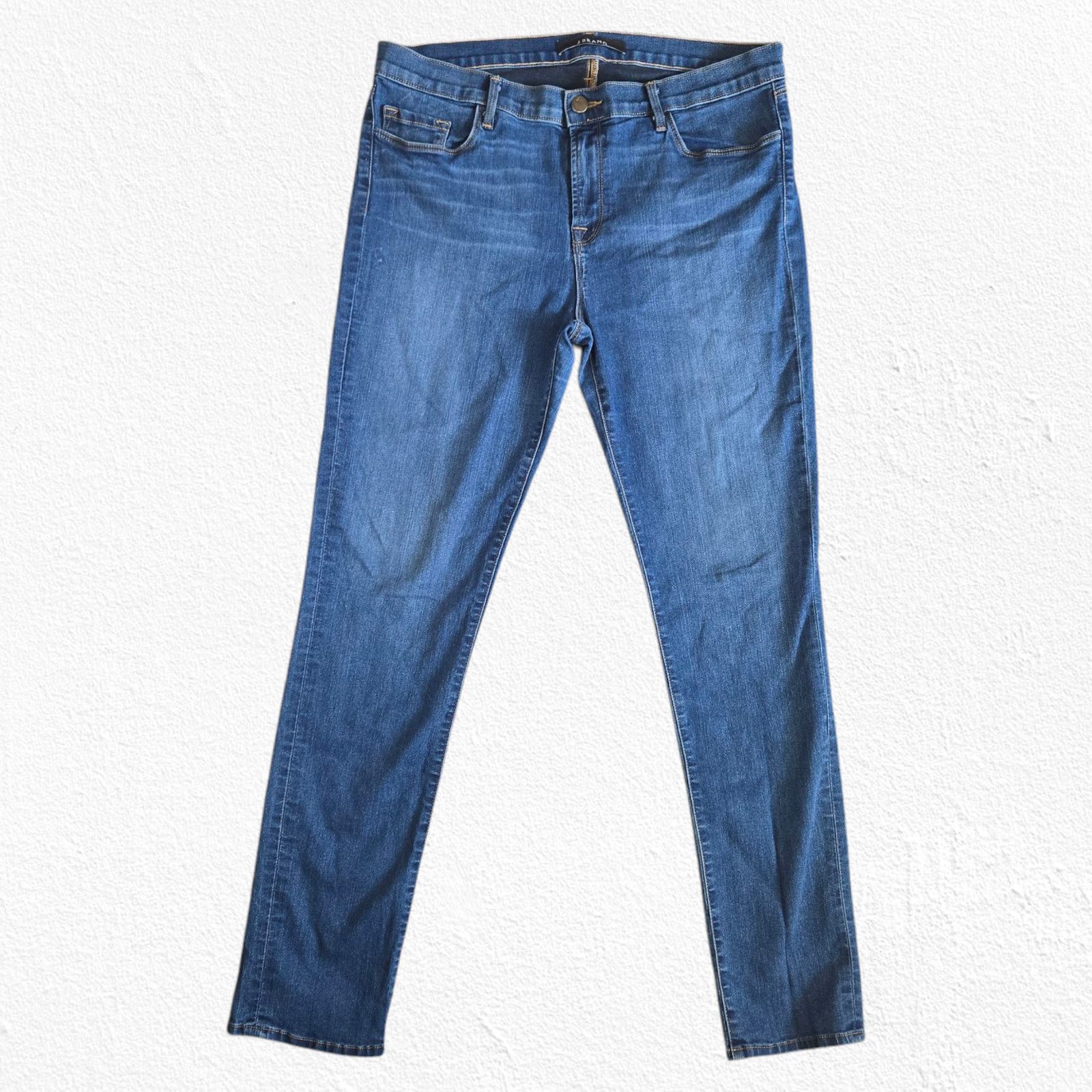 J Brand J Brand High Waisted Skinny Jeans Size 32 Size 32" / US 10 / IT 46 - 2 Thumbnail