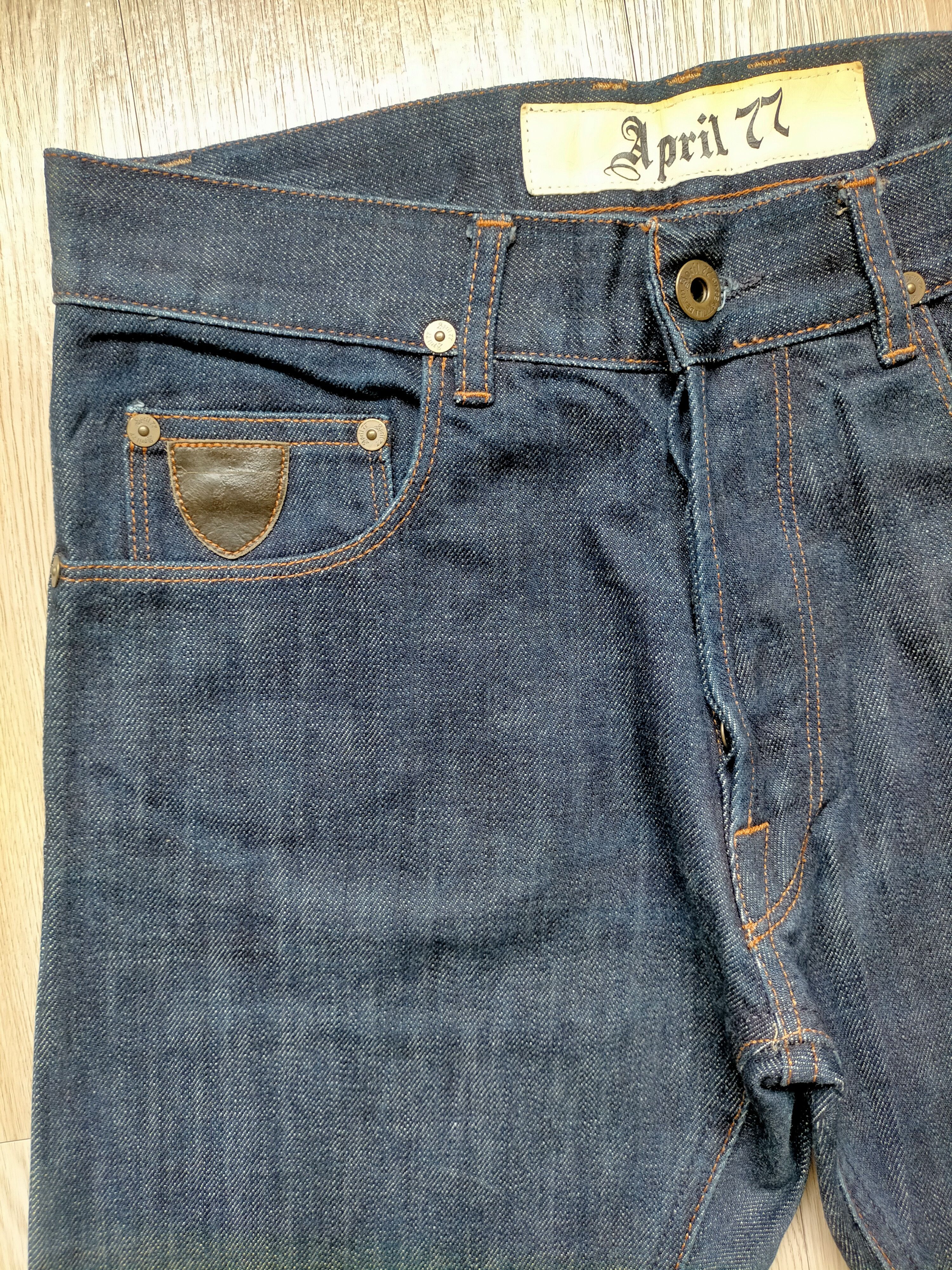 April 77 Aprill 77 Slim Ramones Blue Jeans Size US 29 - 5 Thumbnail