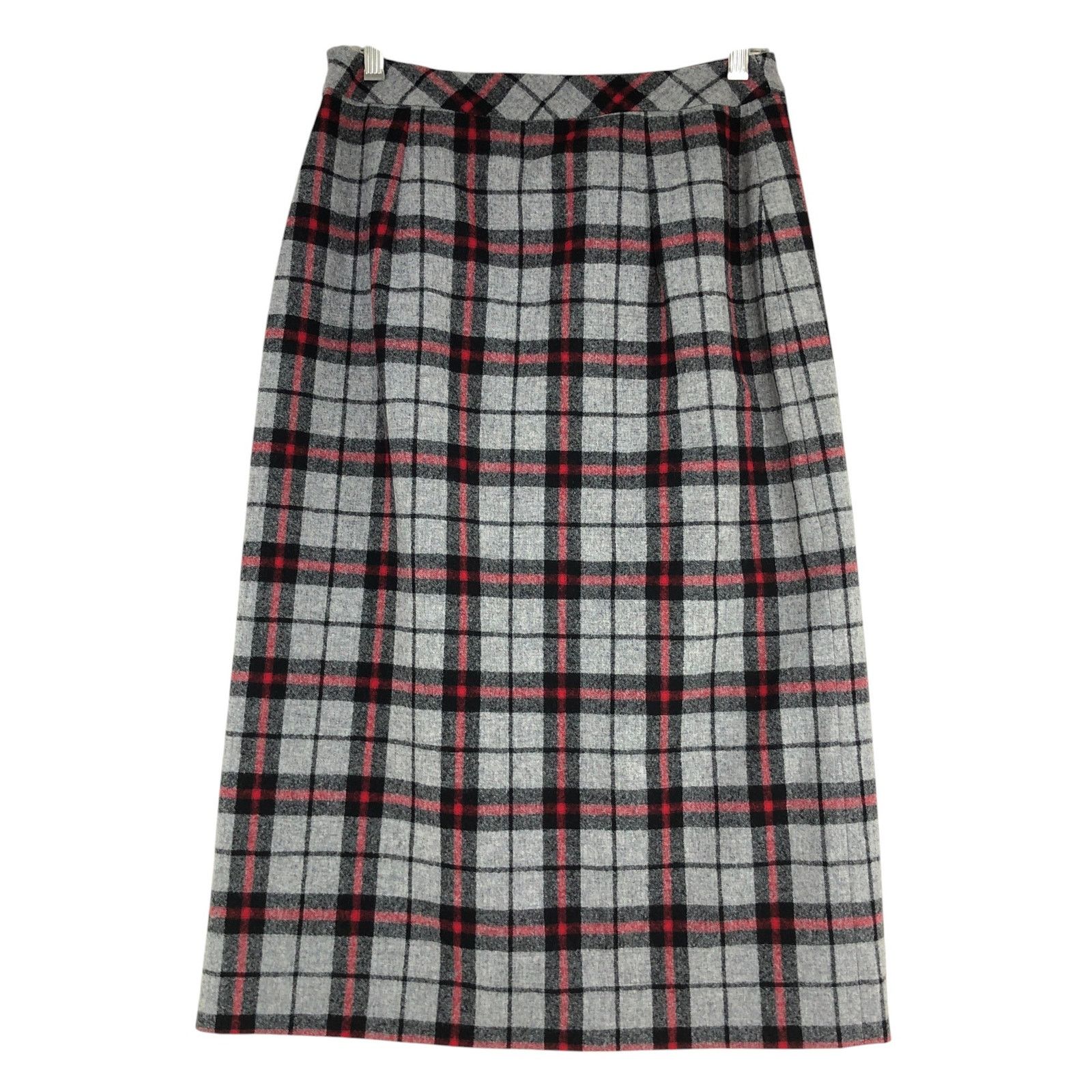 Pendleton Pendleton Petite Size 8P Skirt Midi Wool Plaid Side Zip Size 30" / US 8 / IT 44 - 9 Thumbnail