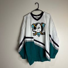 90's Anaheim Mighty Ducks CCM NHL Jersey Size Medium – Rare VNTG