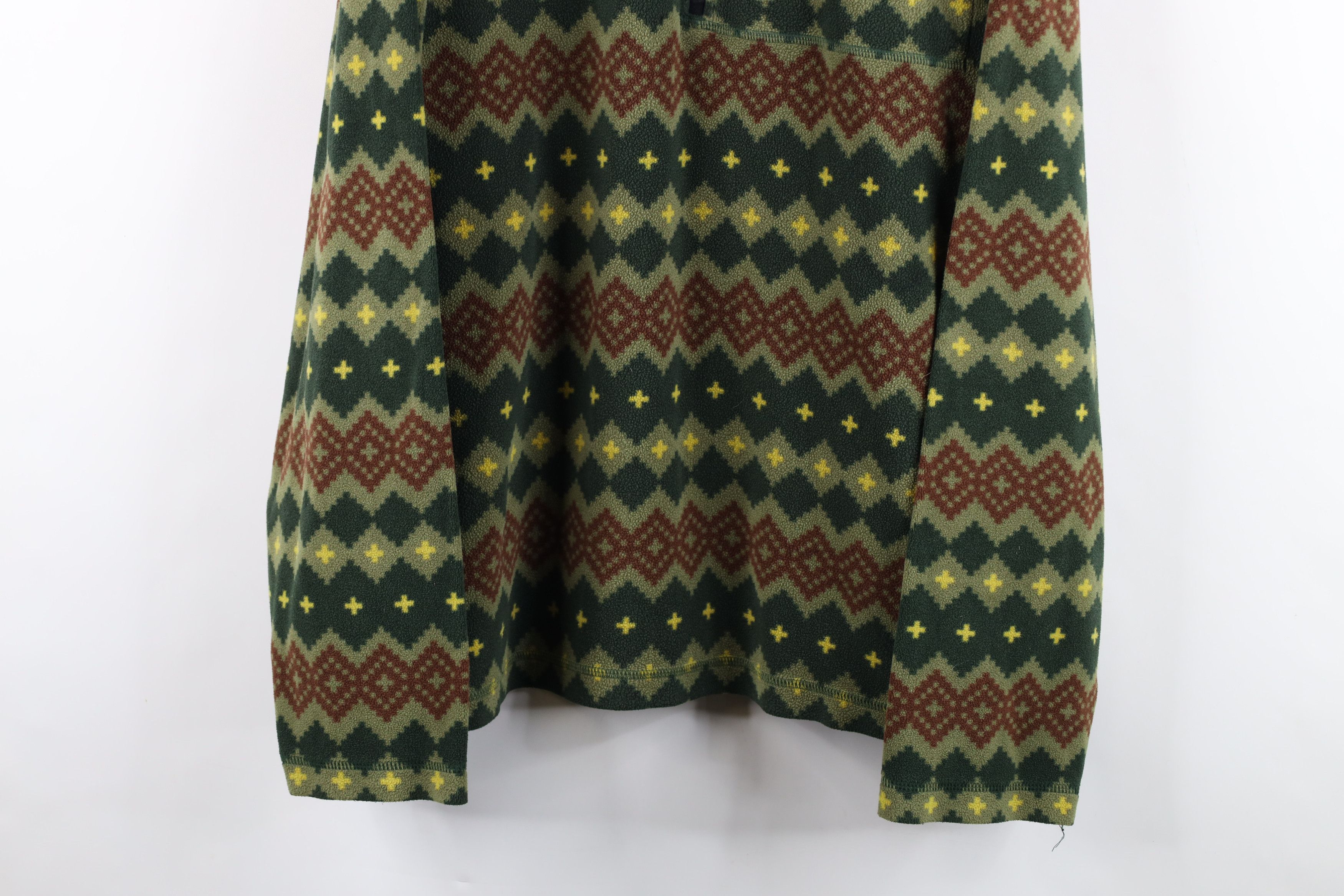 Duluth Trading Company Duluth Trading Co Fair Isle Fleece Half Zip Pullover Sweater Size US XXL / EU 58 / 5 - 3 Thumbnail