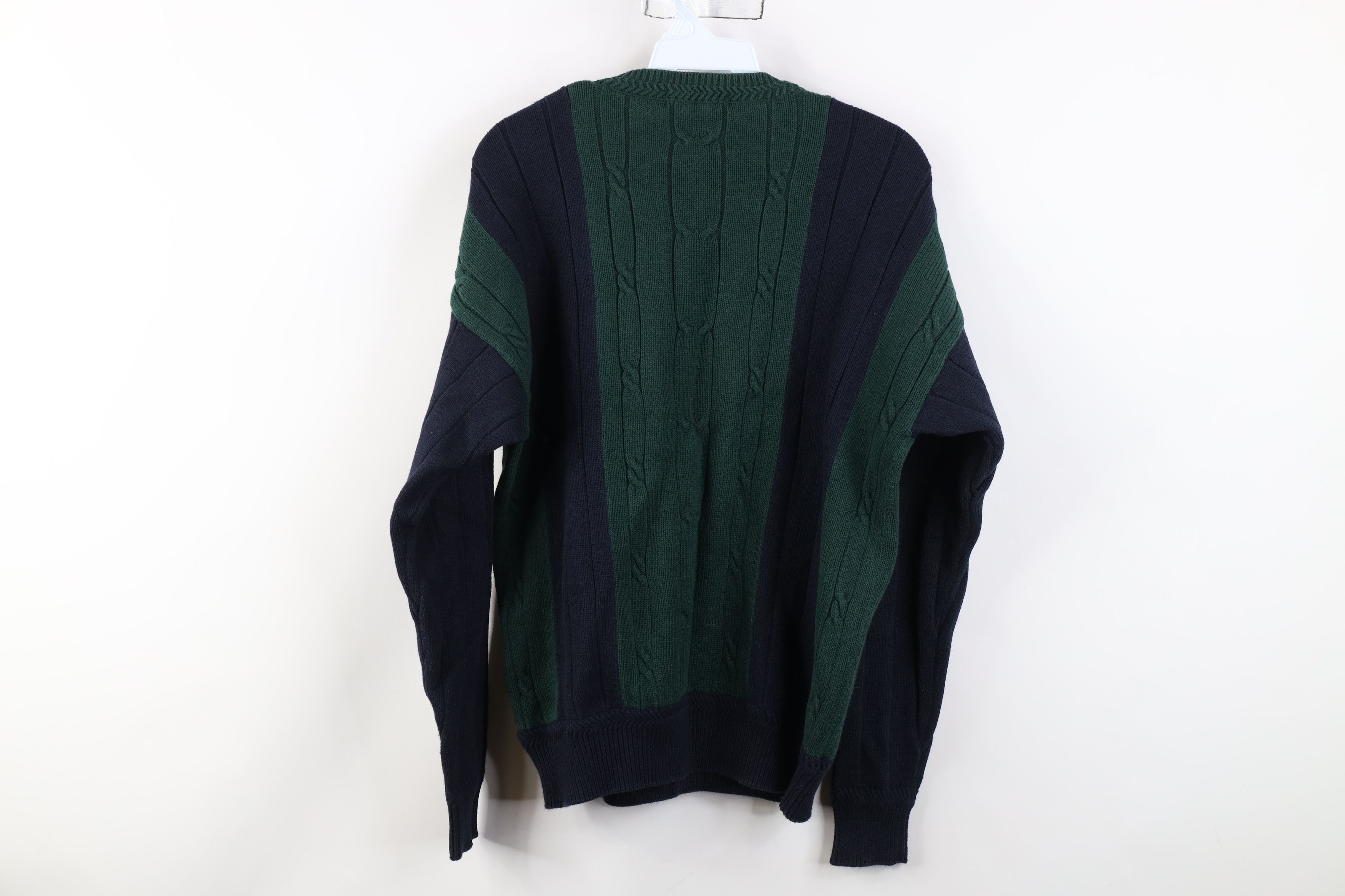 Nautica Vintage 90s Nautica Cable Knit Crewneck Sweater Cotton Size US S / EU 44-46 / 1 - 9 Thumbnail