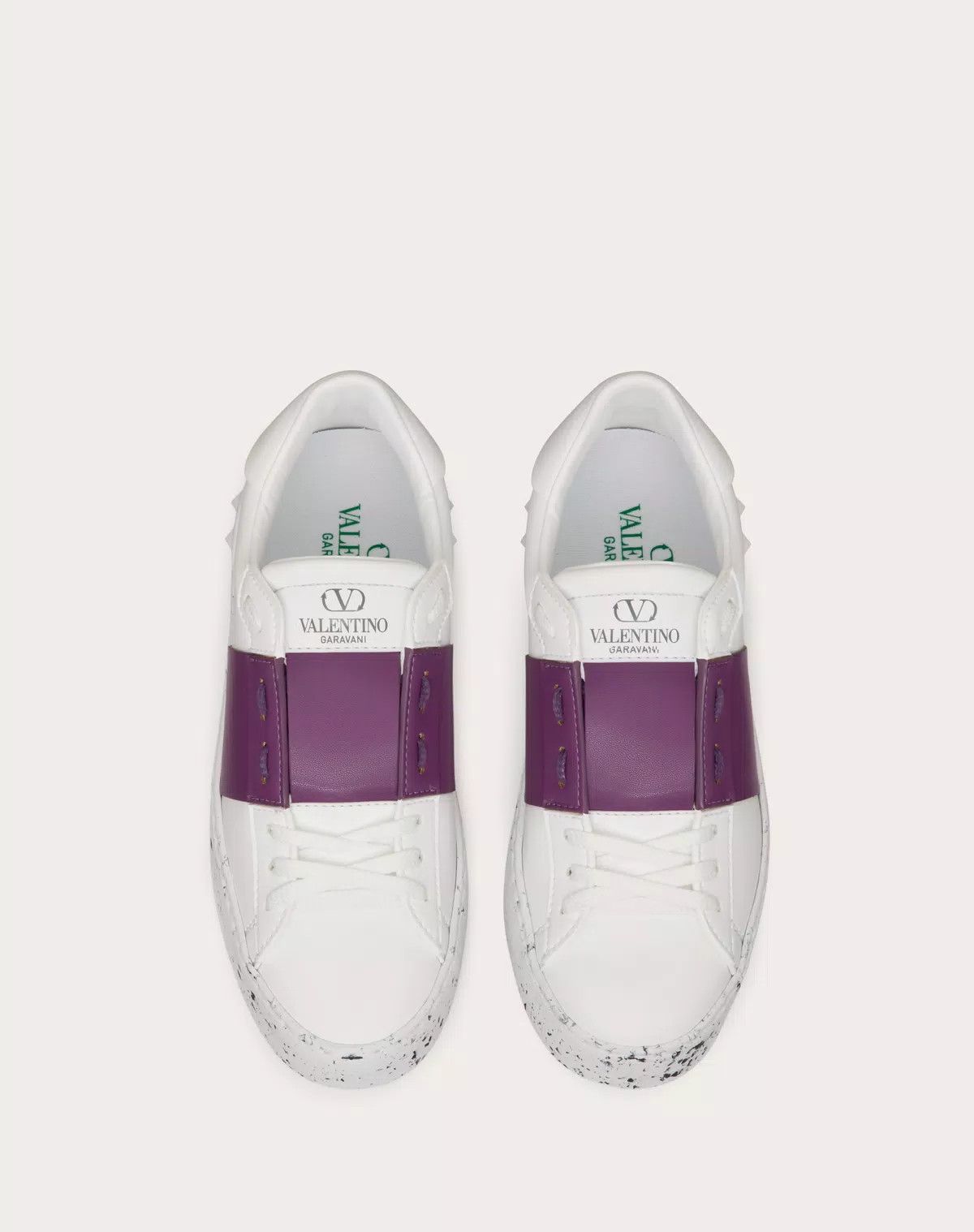 Valentino o1s1wg111125 Open For A Change Sneakers in White/Purple Size US 9.5 / IT 39.5 - 4 Thumbnail