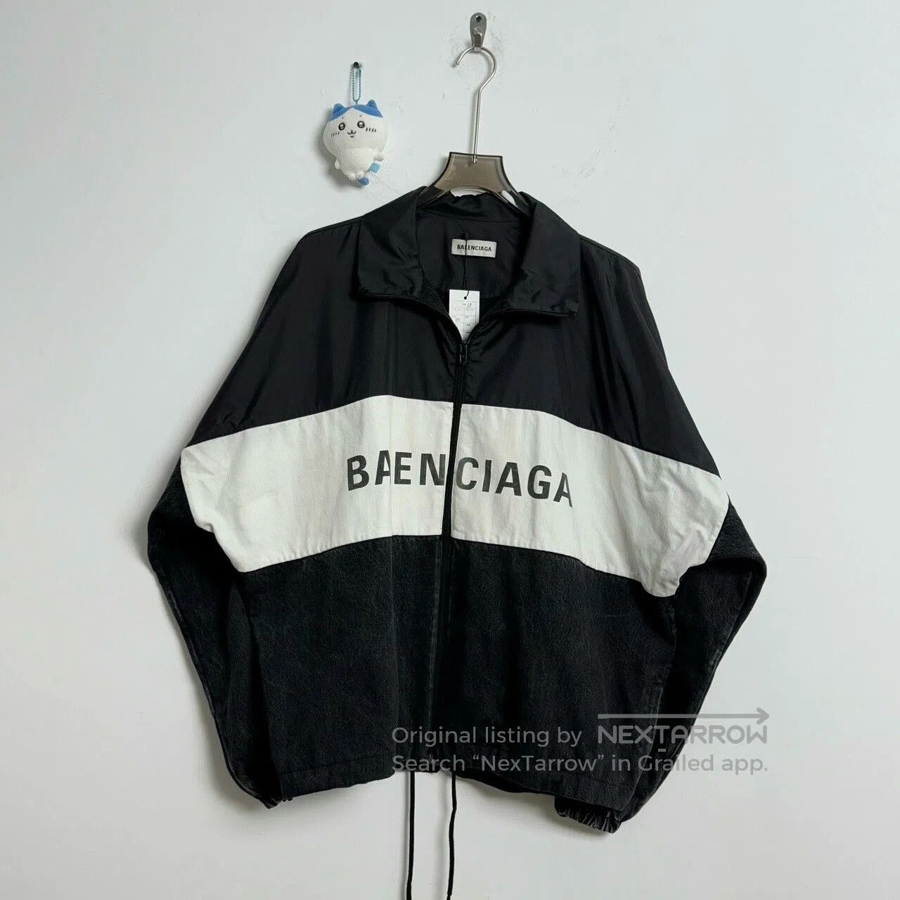 Balenciaga Balenciaga Denim Hybrid Windbreaker Jacket. Size US M / EU 48-50 / 2 - 2 Thumbnail