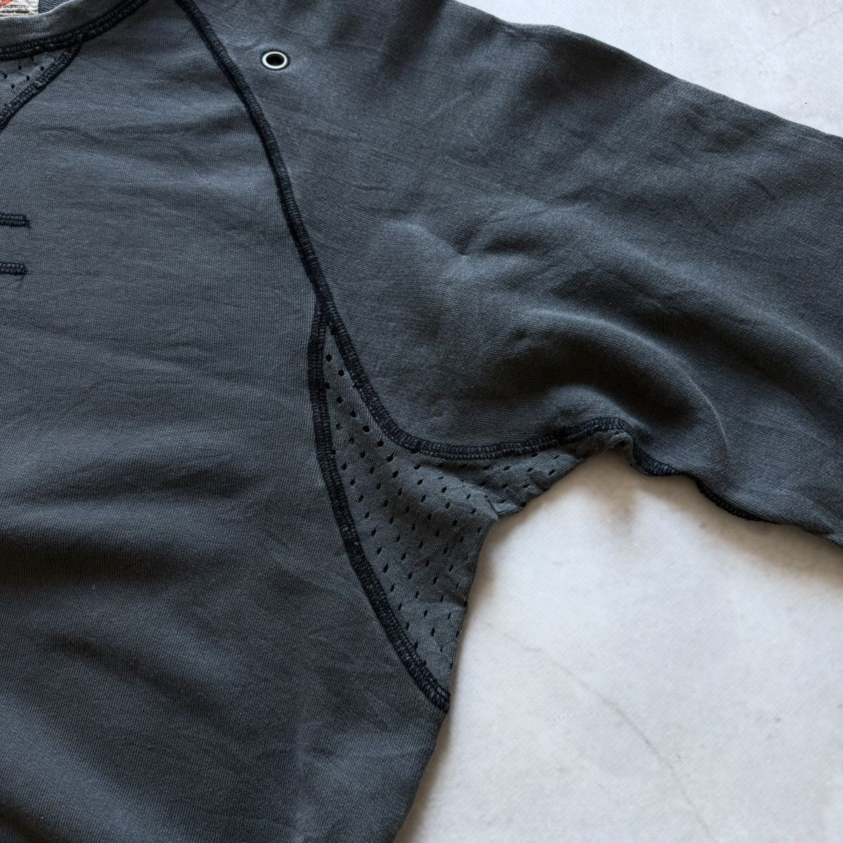 Michiko Koshino 90s Michiko Koshino Military Yen Jeans Tactical Sweatshirt Size US XL / EU 56 / 4 - 4 Thumbnail