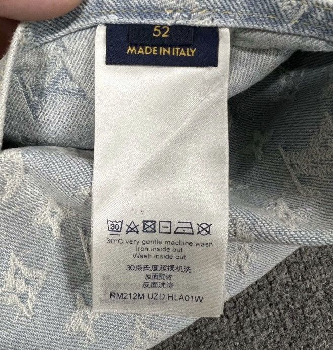 Louis Vuitton LOUIS VUITTON LV NBA Co-branded Old Flower Full Print Denim Size US L / EU 52-54 / 3 - 8 Thumbnail