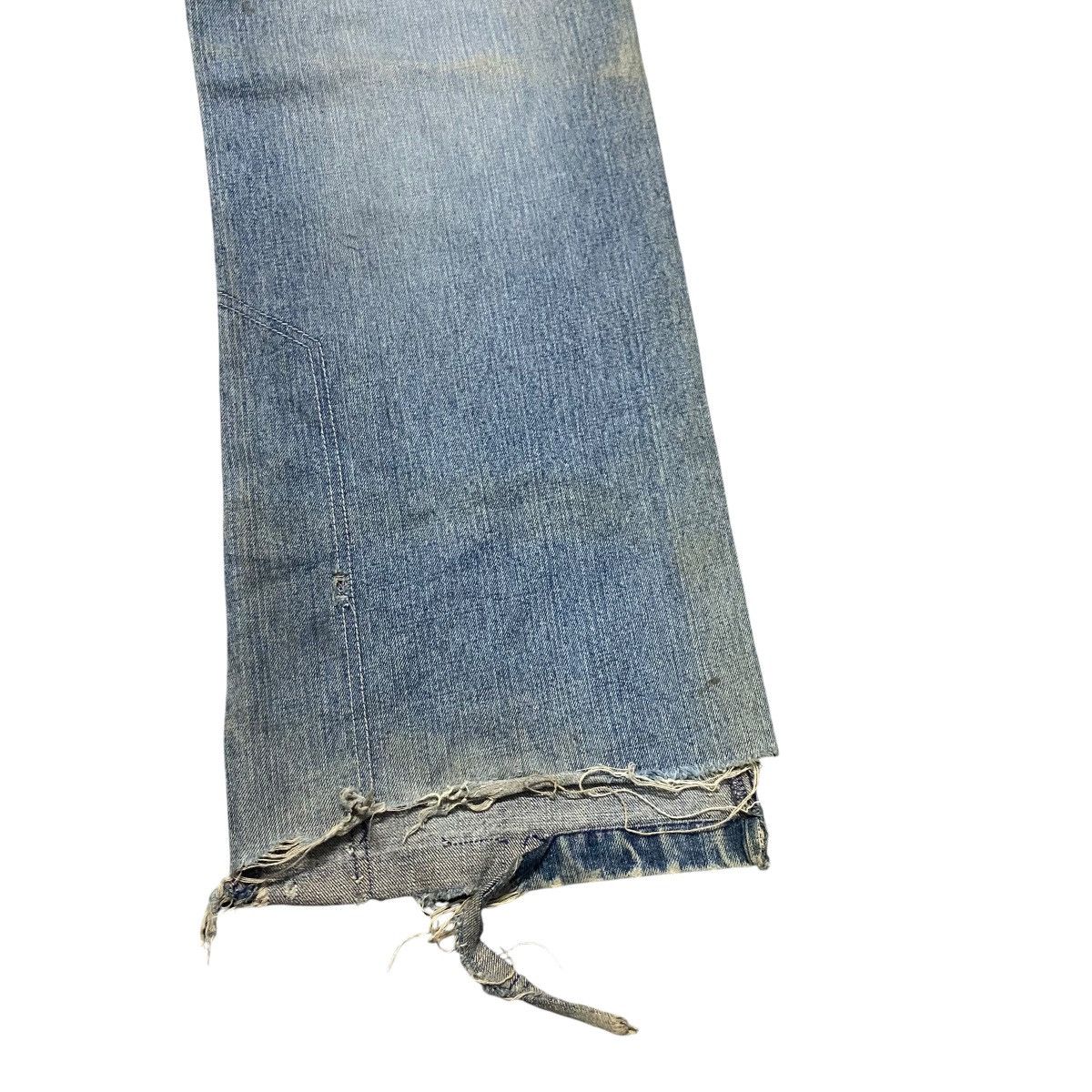 Droors DROORS Denim Wide Leg Jeans Zero Ska8 Patches Distressed Size US 29 - 15 Thumbnail