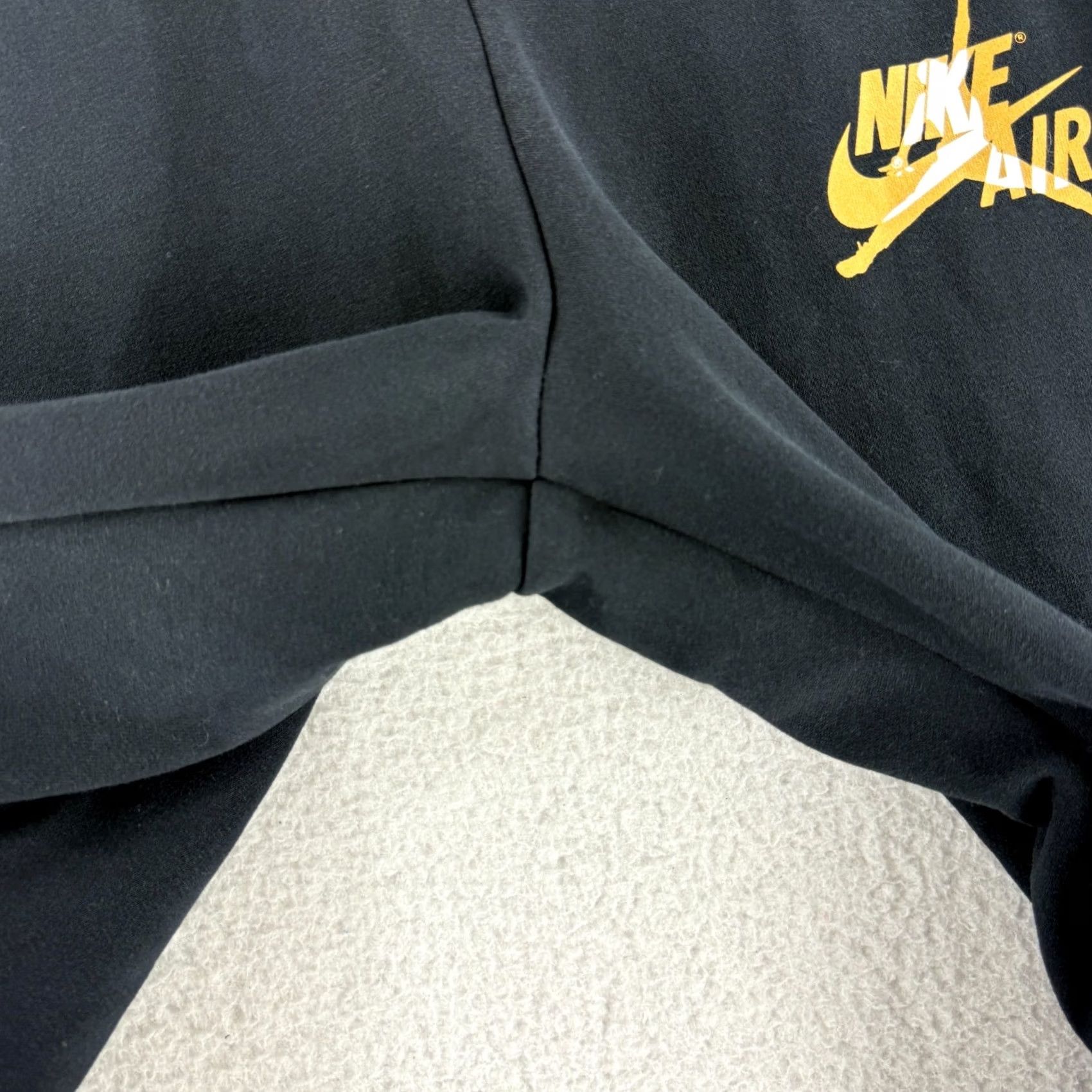Nike Nike Air Jordan Jumpman Fleece Jogger Pants Mens Small Black Drawstring Athletic Size US 29 - 6 Thumbnail