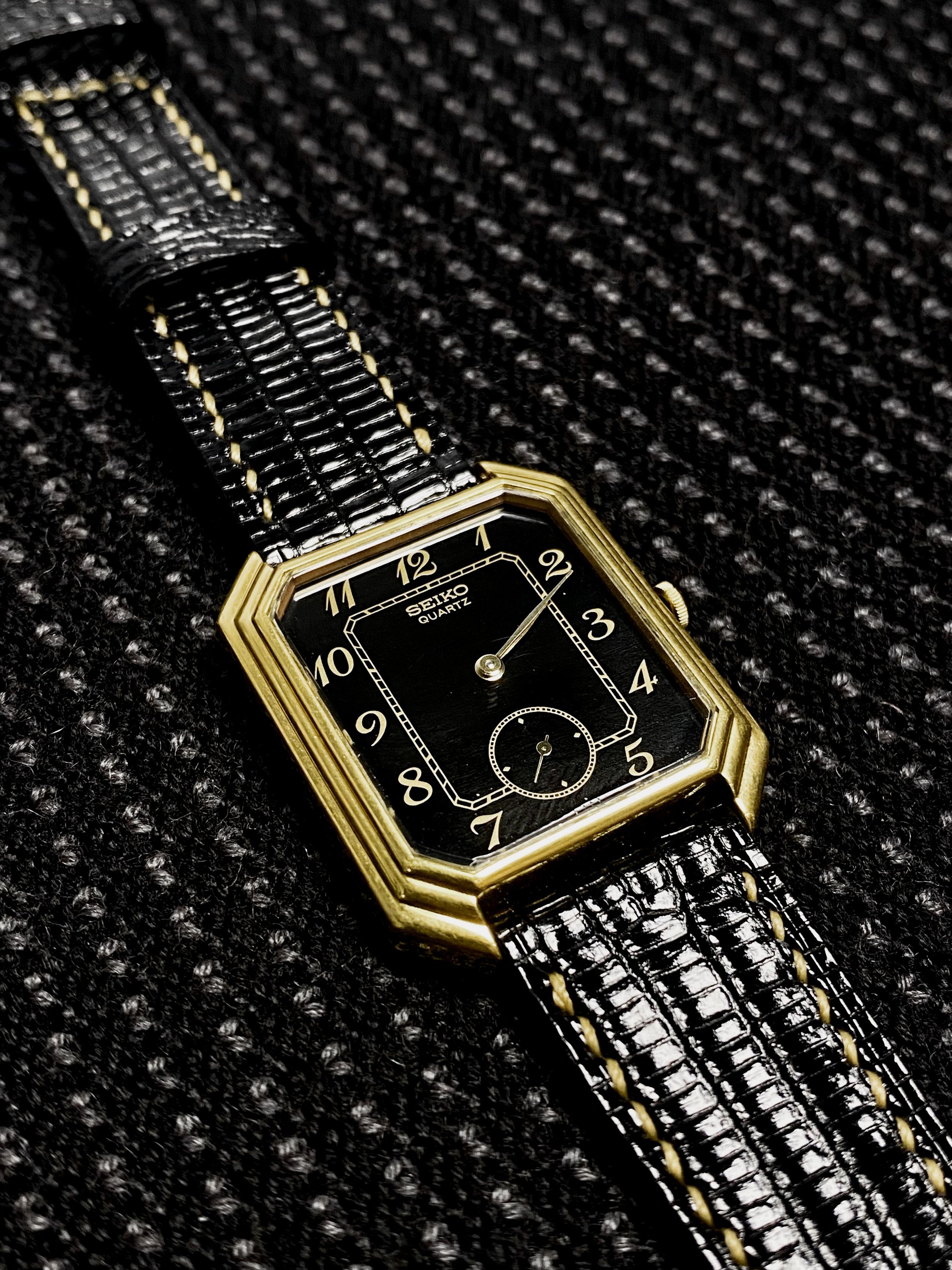 Seiko × Vintage 💥 Vtg 80's Seiko Sub Second Octagon Size ONE SIZE - 3 Thumbnail