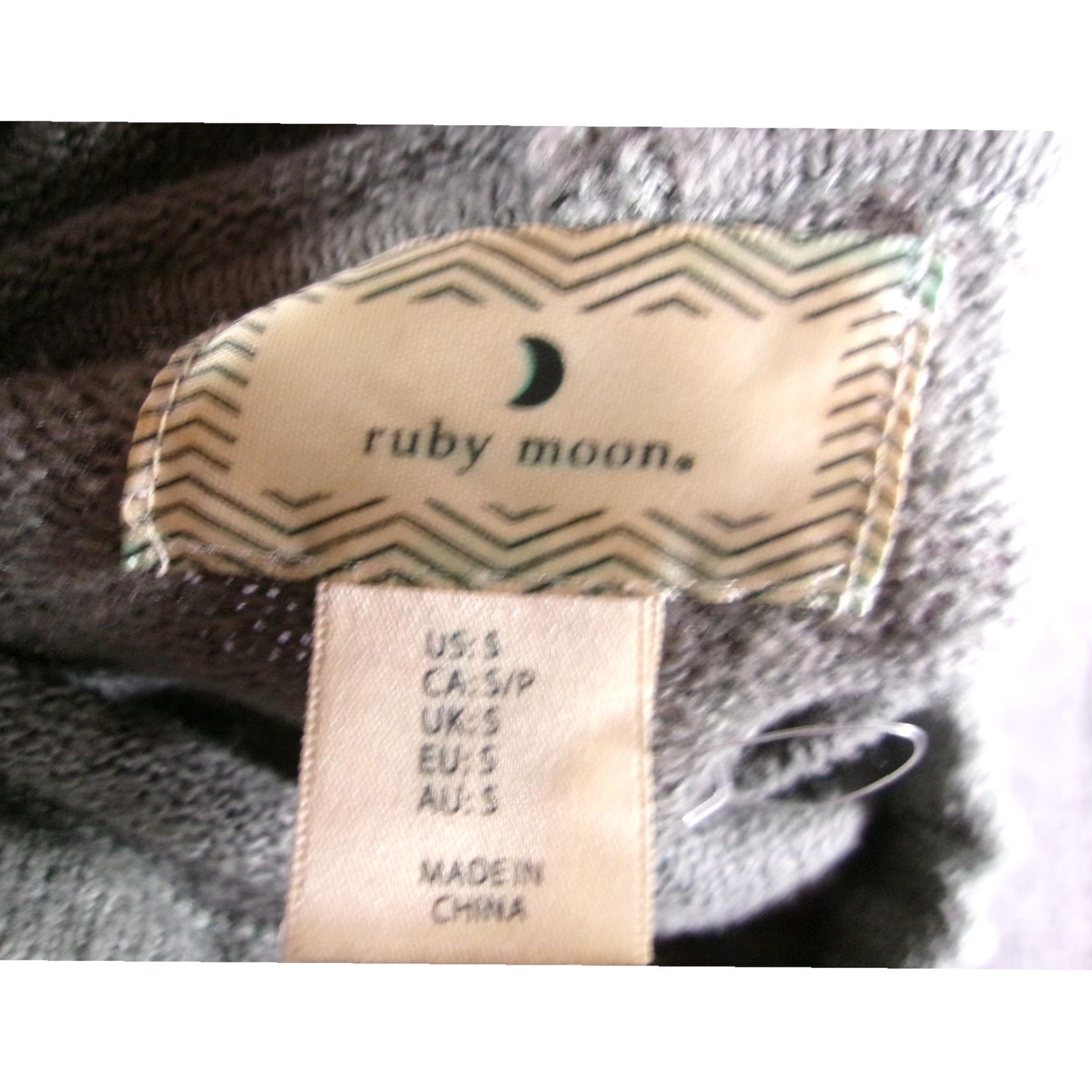 Vintage VINTAGE Ruby Moon Women's Sweater Pullover Small Heathered Grey Long Sleeve Cowl Neck Knit Loungewear Winter Size S / US 4 / IT 40 - 6 Thumbnail