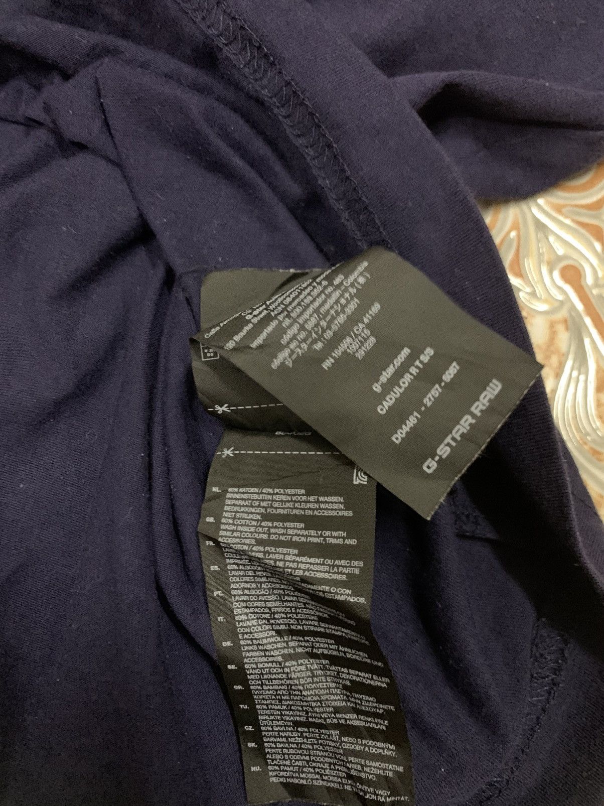 G-Star G-Star Raw Big Logo Tshirt Size US L / EU 52-54 / 3 - 4 Thumbnail