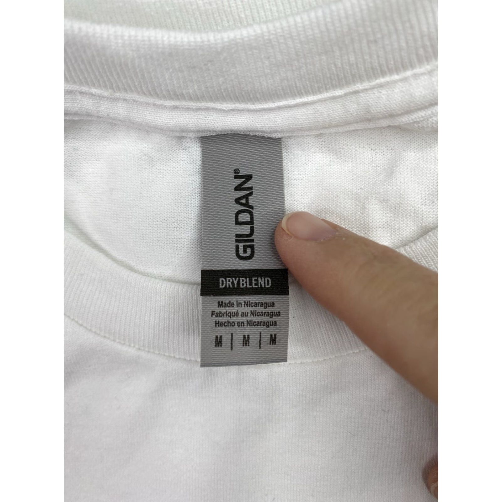 Gildan Gildan DryBlend T-Shirts M 12-Pack Gray White New 50/50 Cotton Polyester Crew Neck Short Sleeve Sports Breathable Vintage No Size US M / EU 48-50 / 2 - 5 Thumbnail