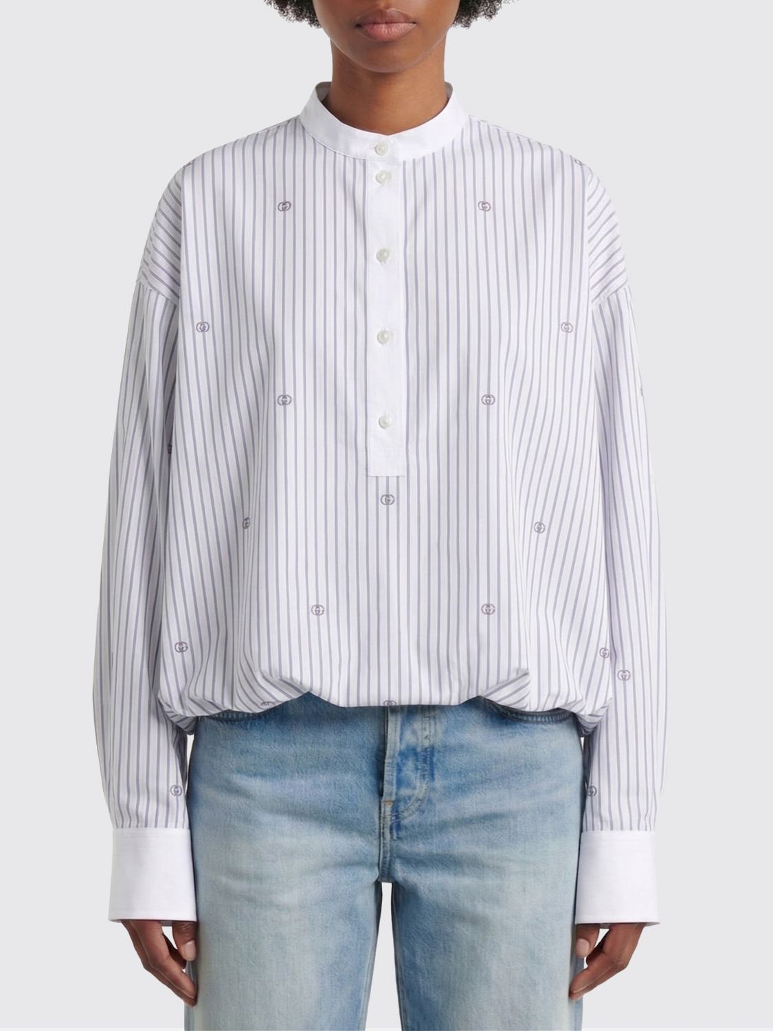 Gucci Gucci Shirt Woman White Size M / US 6-8 / IT 42-44 - 1 Thumbnail