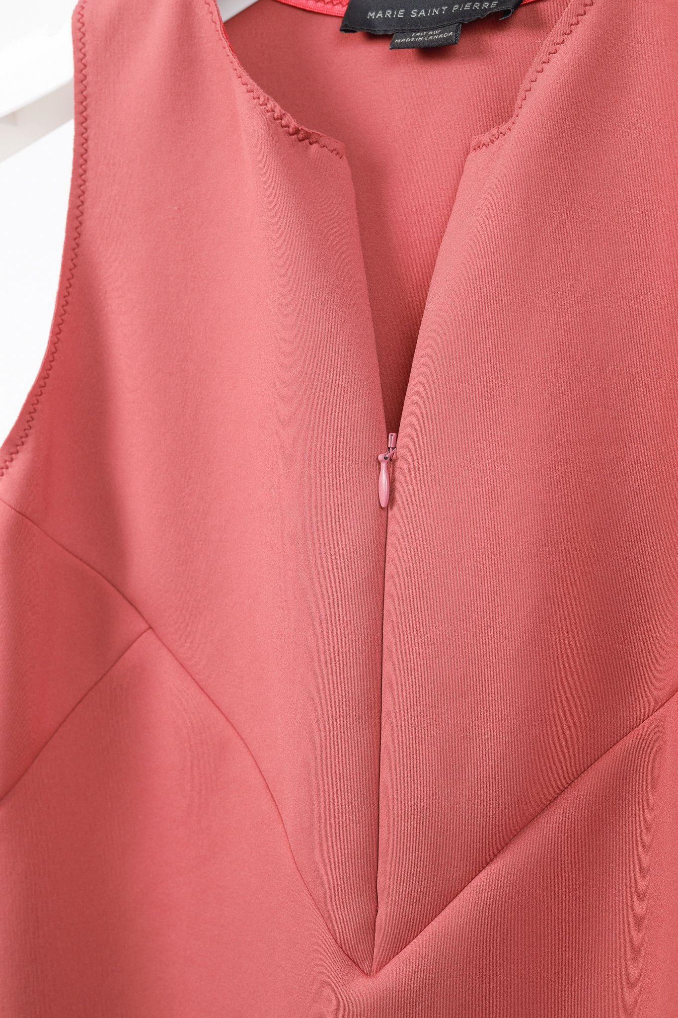 Marie Saint Pierre Marie Saint Pierre Lares Rose Neoprene Zip Tank Size S / US 4 / IT 40 - 6 Thumbnail