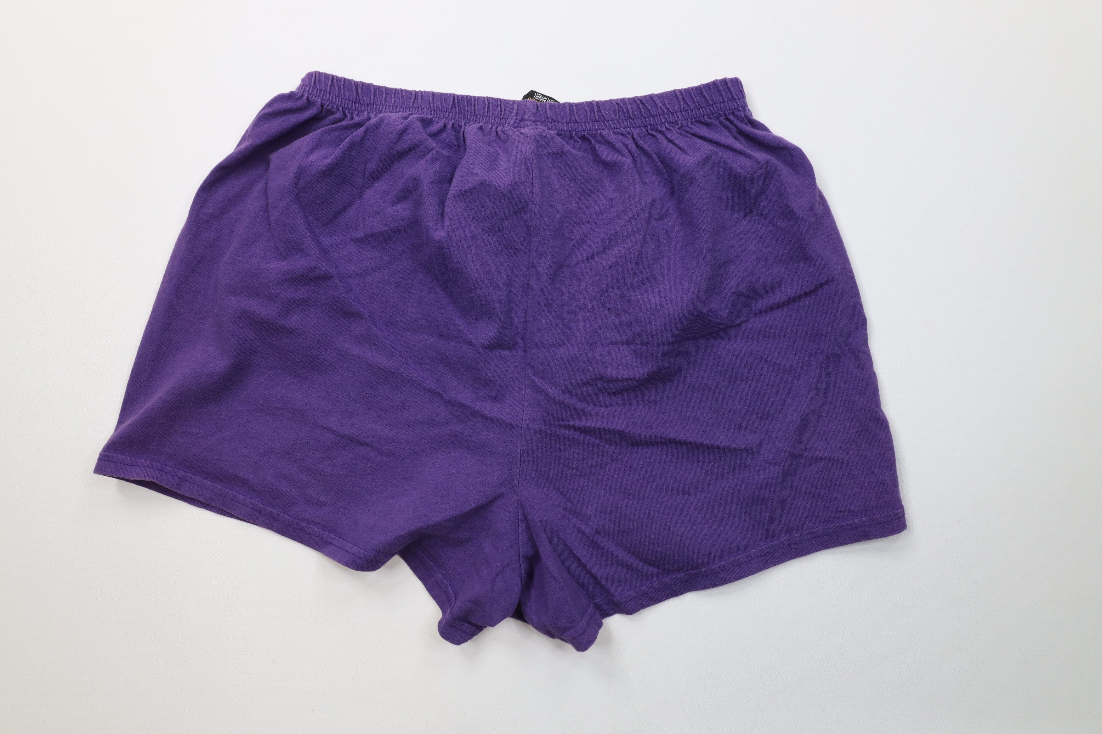 Disney Vintage 90s Disney Mickey Mouse and Friends Shorts Purple Size 26" / US 2 / IT 38 - 10 Thumbnail