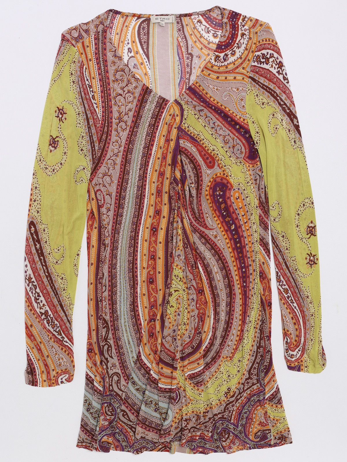 Etro Etro Milano Printed Multicolor Viscose Blouse Top Size L / US 10 / IT 46 - 1 Thumbnail