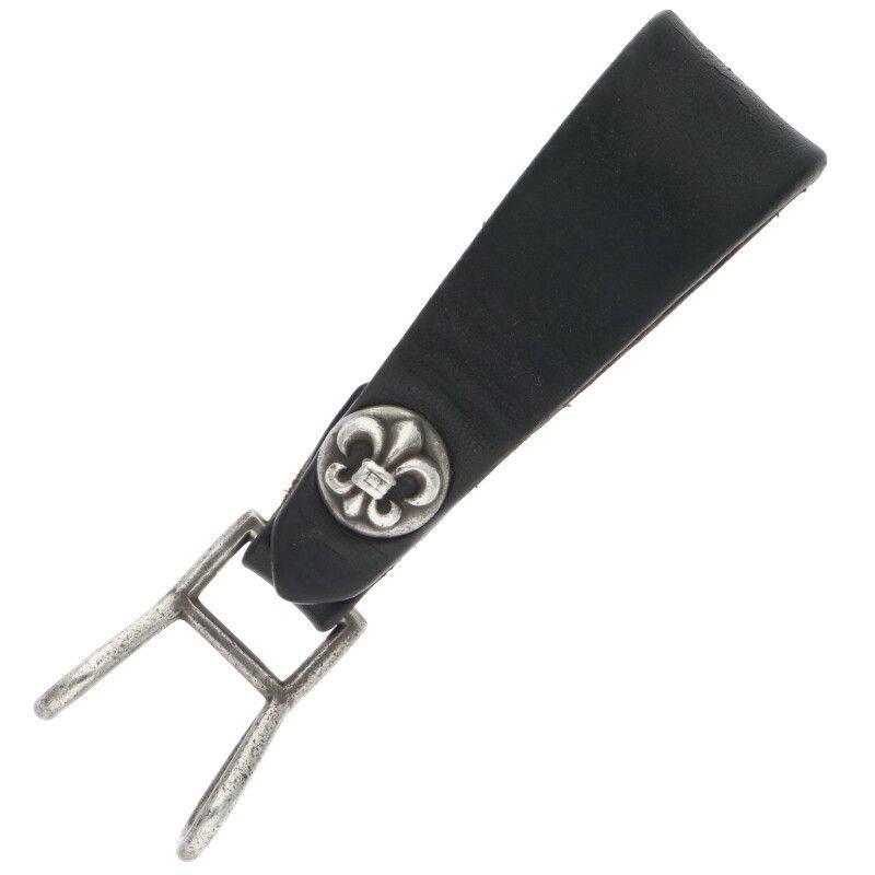 Chrome Hearts Chrome Hearts Flare Leather Belt Loop Black x Silver Multi Size ONE SIZE - 1 Thumbnail