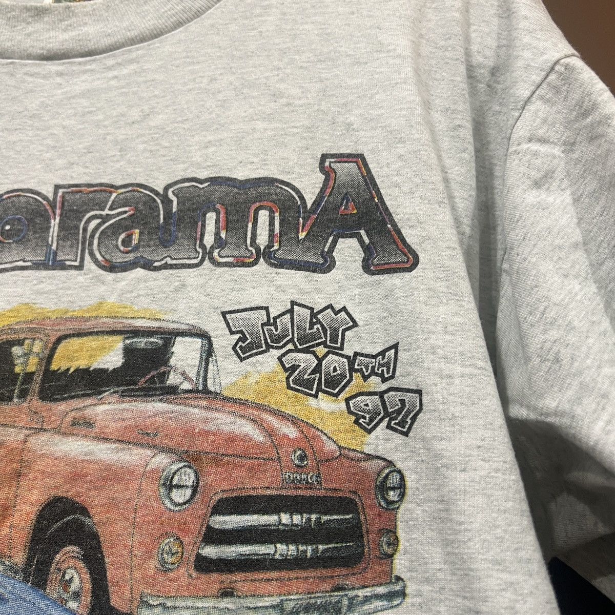 Fruit Of The Loom vintage mopar car meet tee Size US L / EU 52-54 / 3 - 4 Thumbnail