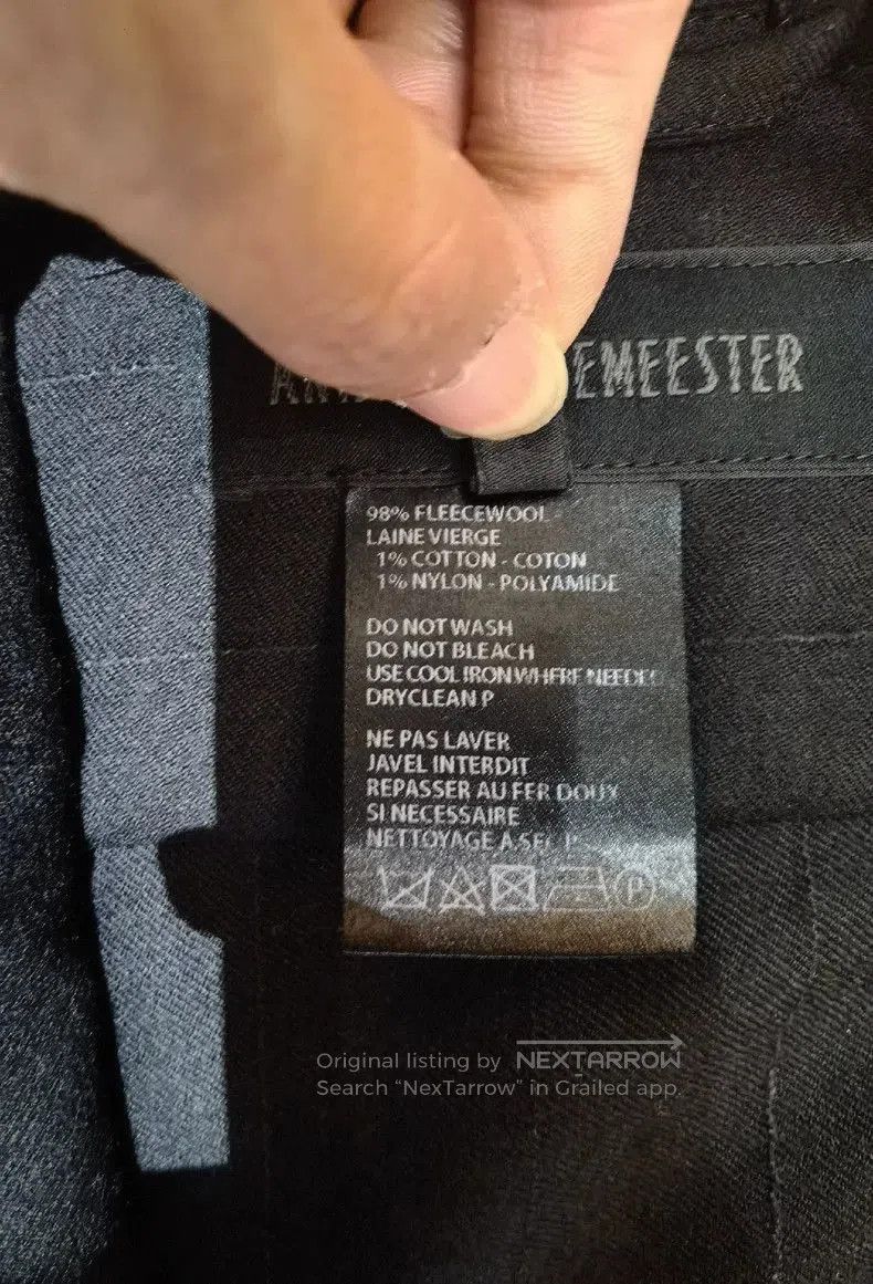 Ann Demeulemeester Ann Demeulemeester Vintage Wool Blazer. Size US XS / EU 42 / 0 - 4 Thumbnail