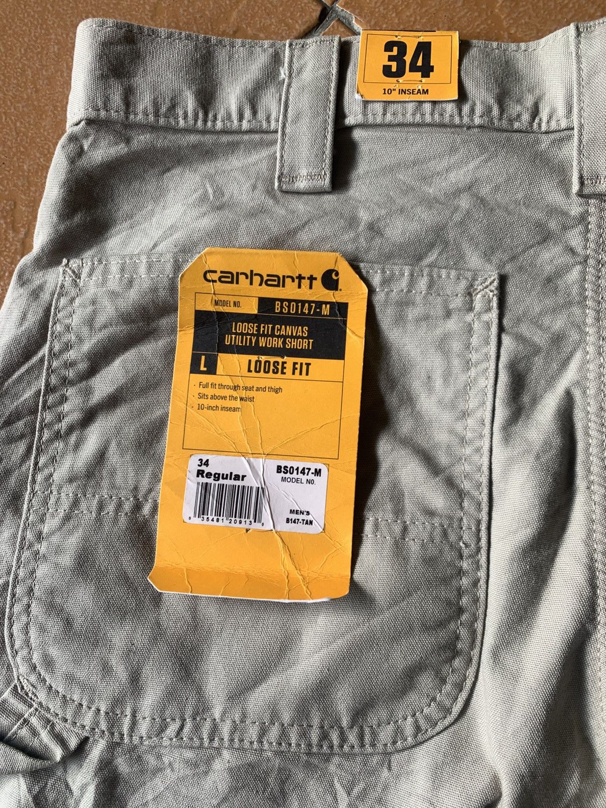 Carhartt Brand New Carhartt Side Pocket Short Pants Size US 34 / EU 50 - 9 Thumbnail