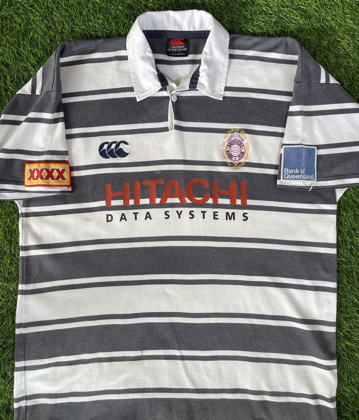 Canterbury of New Zealand CANTERBURY OF NEWZEALAND🔥HITACHI DATA SYSTEMS POLO RUGBY TEE Size US XXL / EU 58 / 5 - 5 Thumbnail